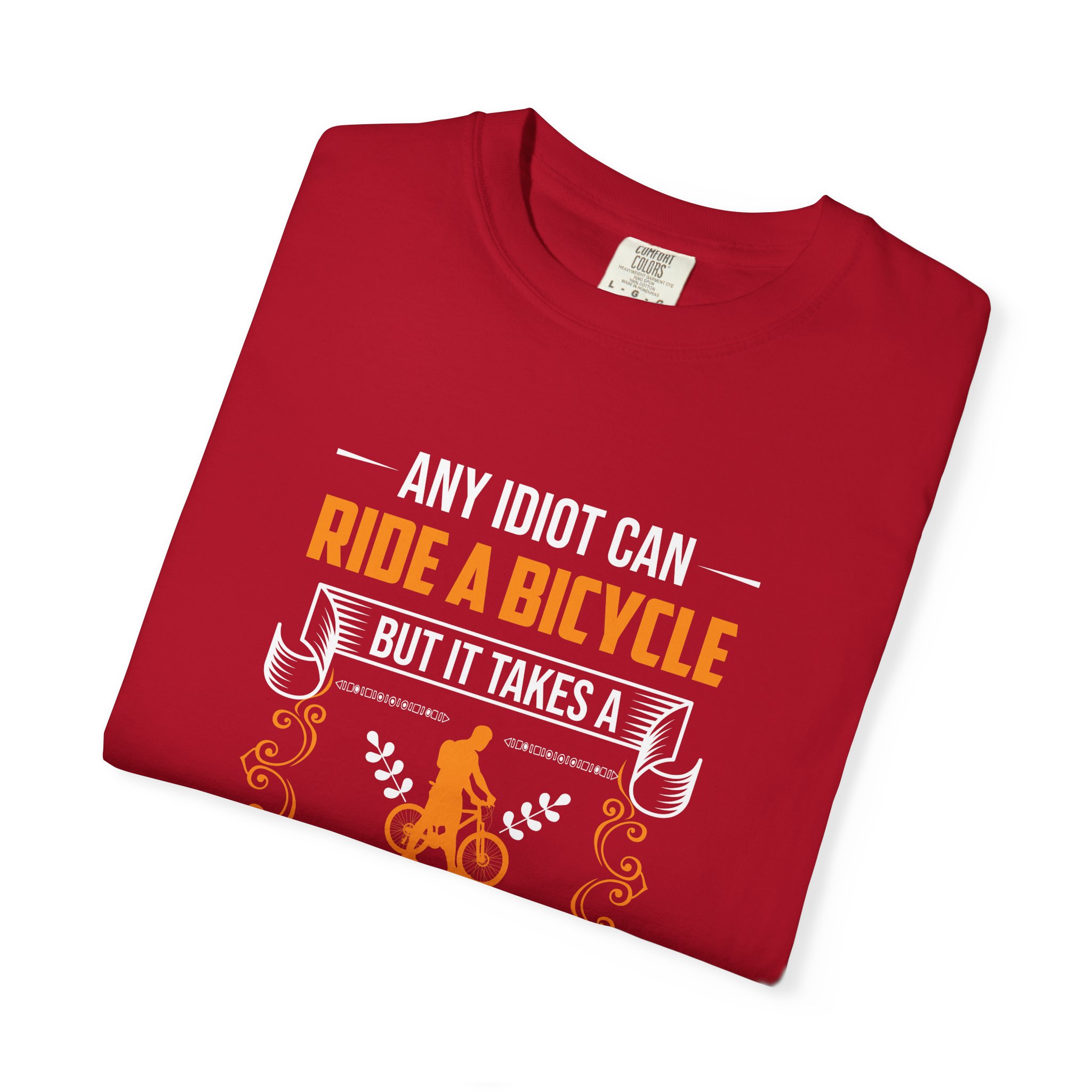 C - 20.17 - Idiot Cyclist T-Shirt: Perfect for Bike Lovers, Gift for Riders, Cycling Enthusiasts, Fun Tee for Bike Events, Sporty Casual Wear. - Image 39