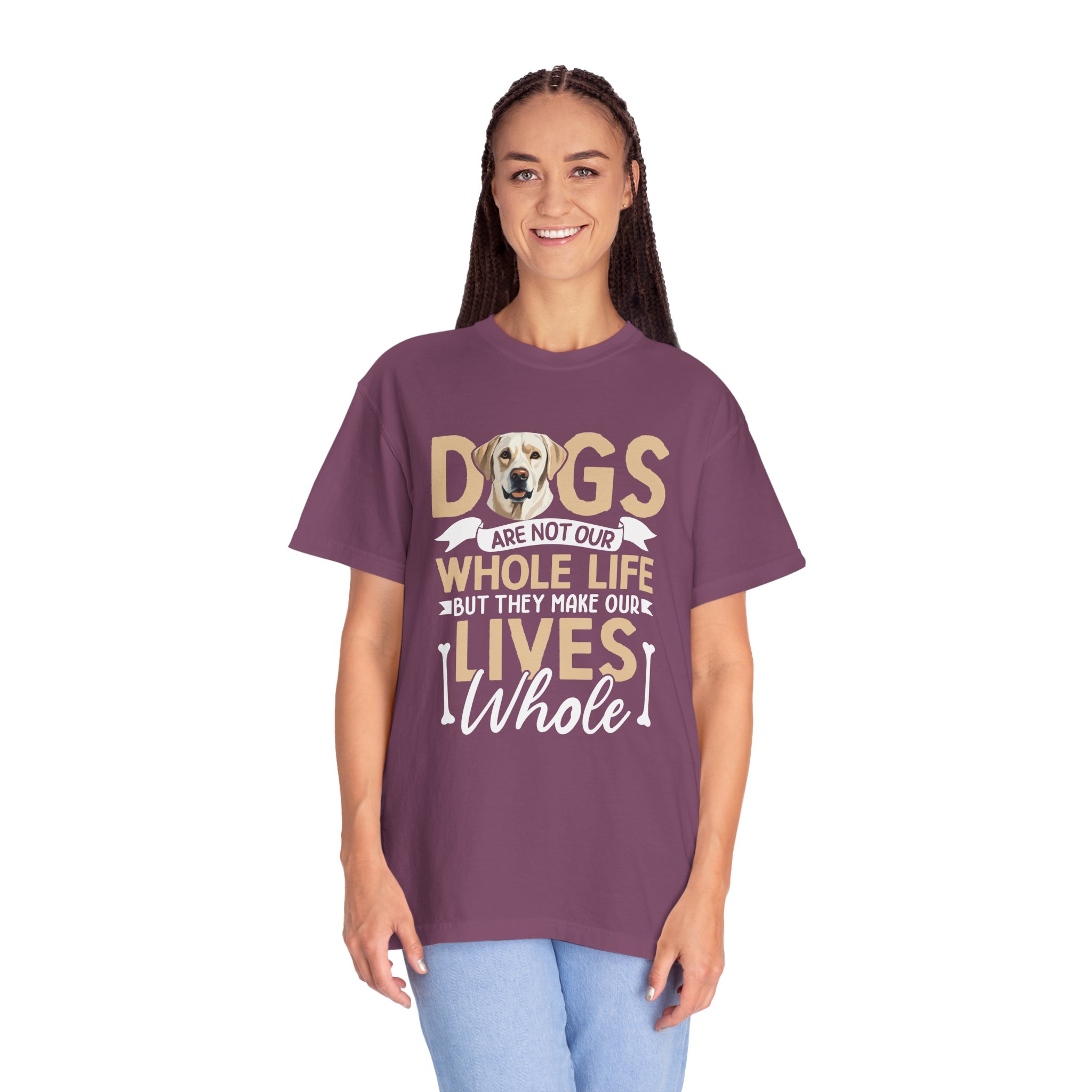 b2 - 4.2 - Dogs Are Not Our Whole Life They Make Our Lives Whole T-Shirt – Heartwarming Dog Lover Graphic Tee for Pet Lovers & Emotional Everyday Style. - Image 43