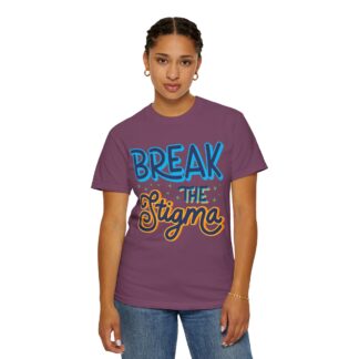 Cool positive quote t-shirt for Positivity - Break the Stigma Unisex Tee - Image 44