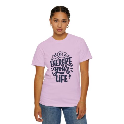 Motivational quote t-shirt for Gift- Energizing Your Life Unisex Tee - Image 36