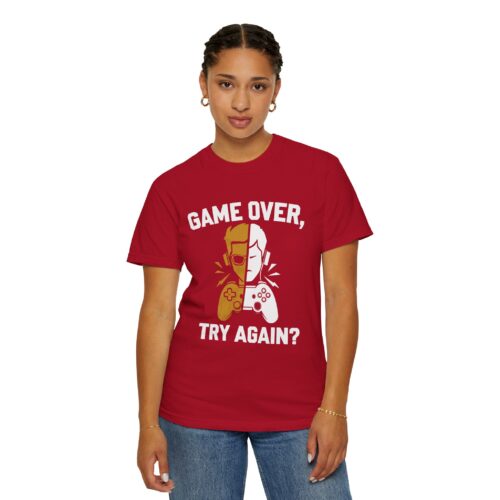Gaming Tshirt for Boys - Playful Gamer Gift - Game Over Unisex Tee - Image 44