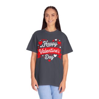Happy Valentine’s Day T-Shirt – Romantic Love Graphic Tee for Couples, Gift Giving & Festive Celebration. - Image 3