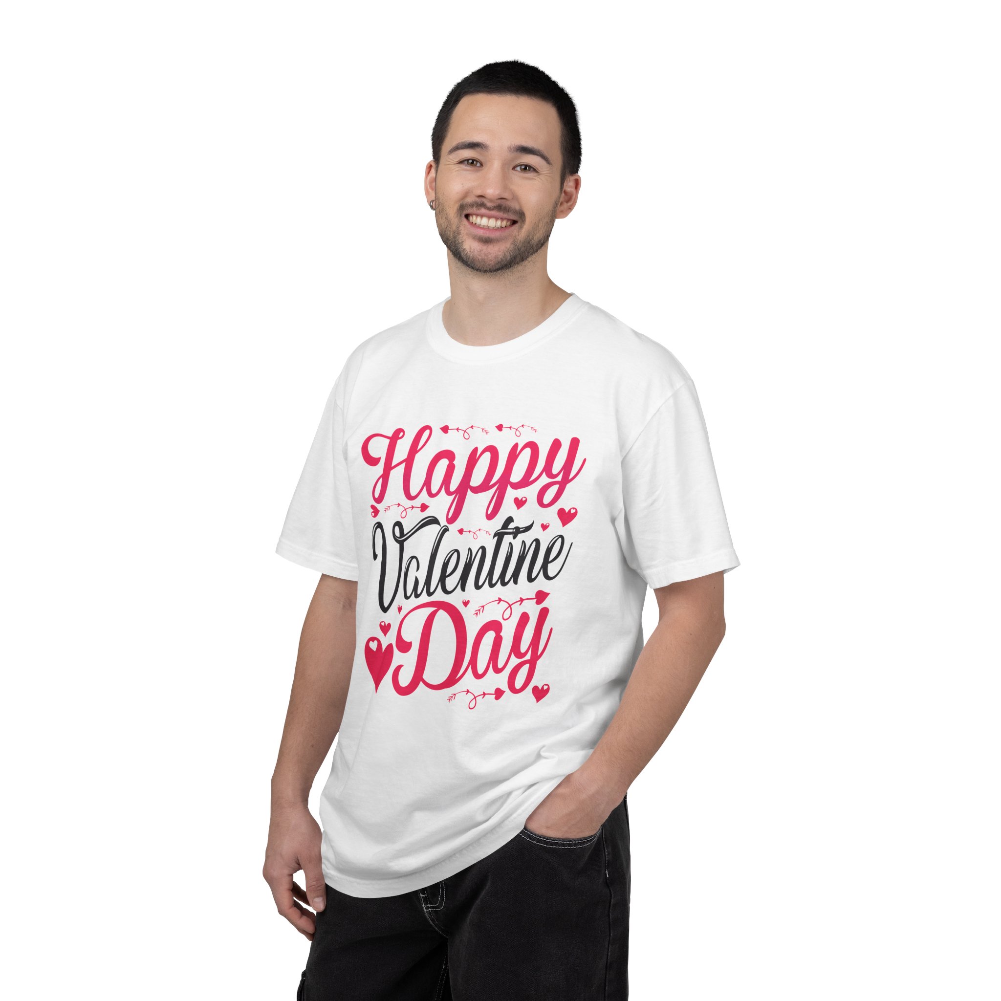 Valentine's Day Unisex T-shirt, Cute Valentine's Gift, Love Tee, Romantic Shirt, Happy Valentine's Day Apparel. - Image 10