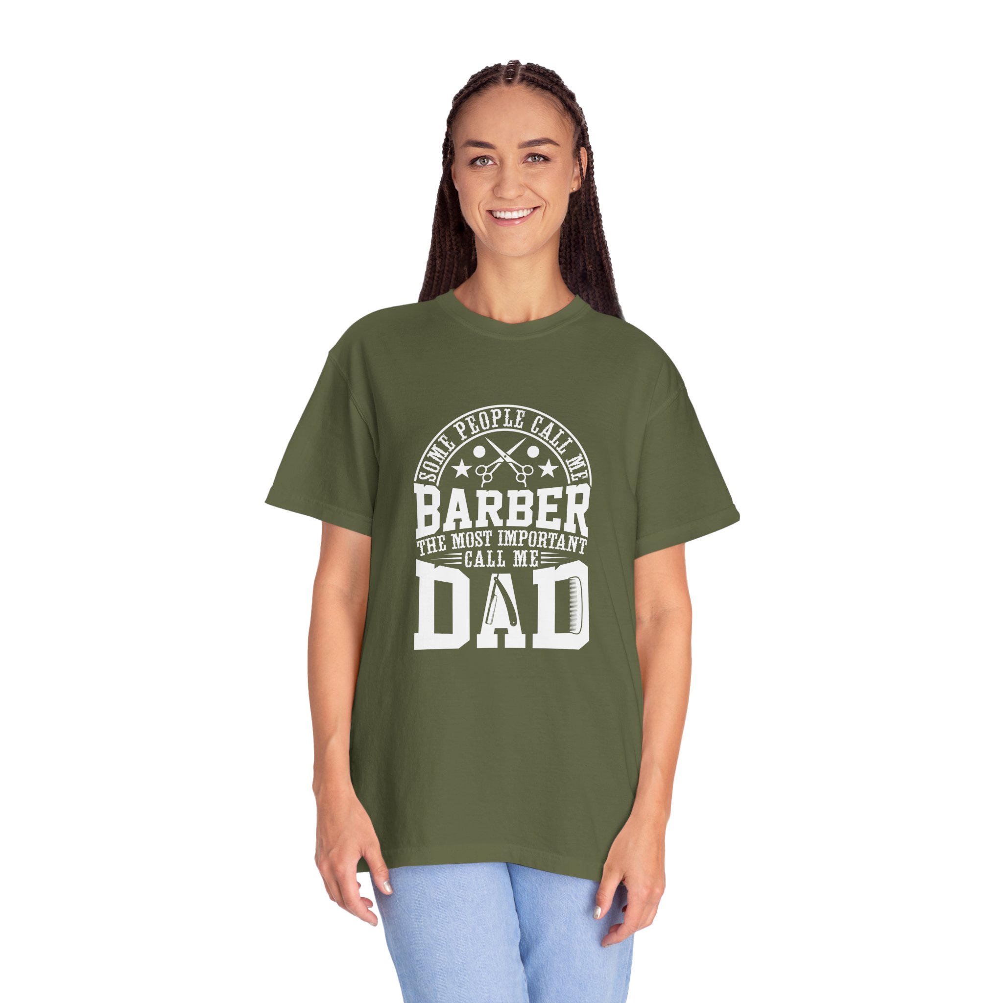 Dad Barber T-Shirt - Gift for Fathers, Stylish Dad Tee, Barber Apparel, Unisex Casual Wear, Father's Day Gift, Father's Day T-Shirt. - Image 19