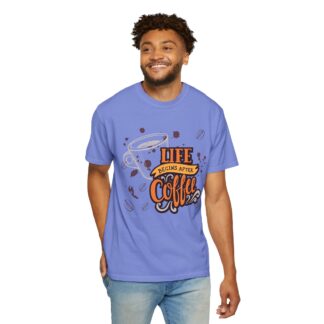 Coffee drinkers t-shirt – Life Begins After Coffee - Image 38