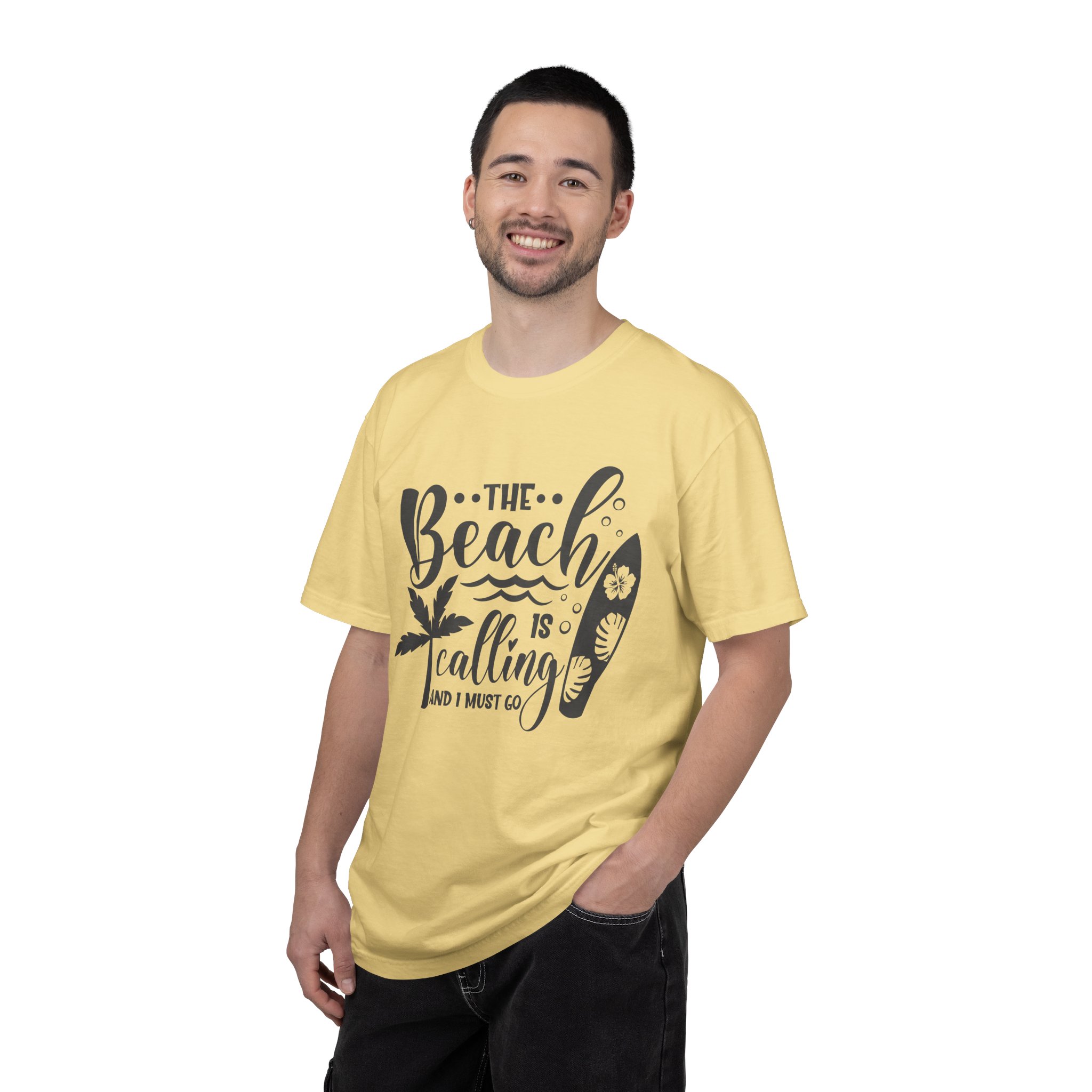 Beach Vibes Unisex T-Shirt - Summer Fun Shirt, Vacation Apparel, Surfing Tee, Beach Lover Gift, Outdoor Adventure Wear. - Image 2