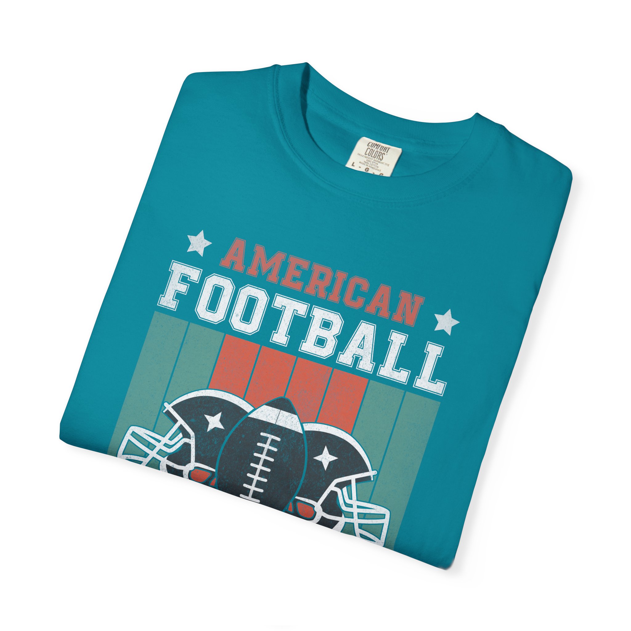 C - 16.16 - American Football College Team Unisex Garment-Dyed T-Shirt, Sports Fan Tee, Game Day Shirt, Gift for Football Lovers. - Image 23