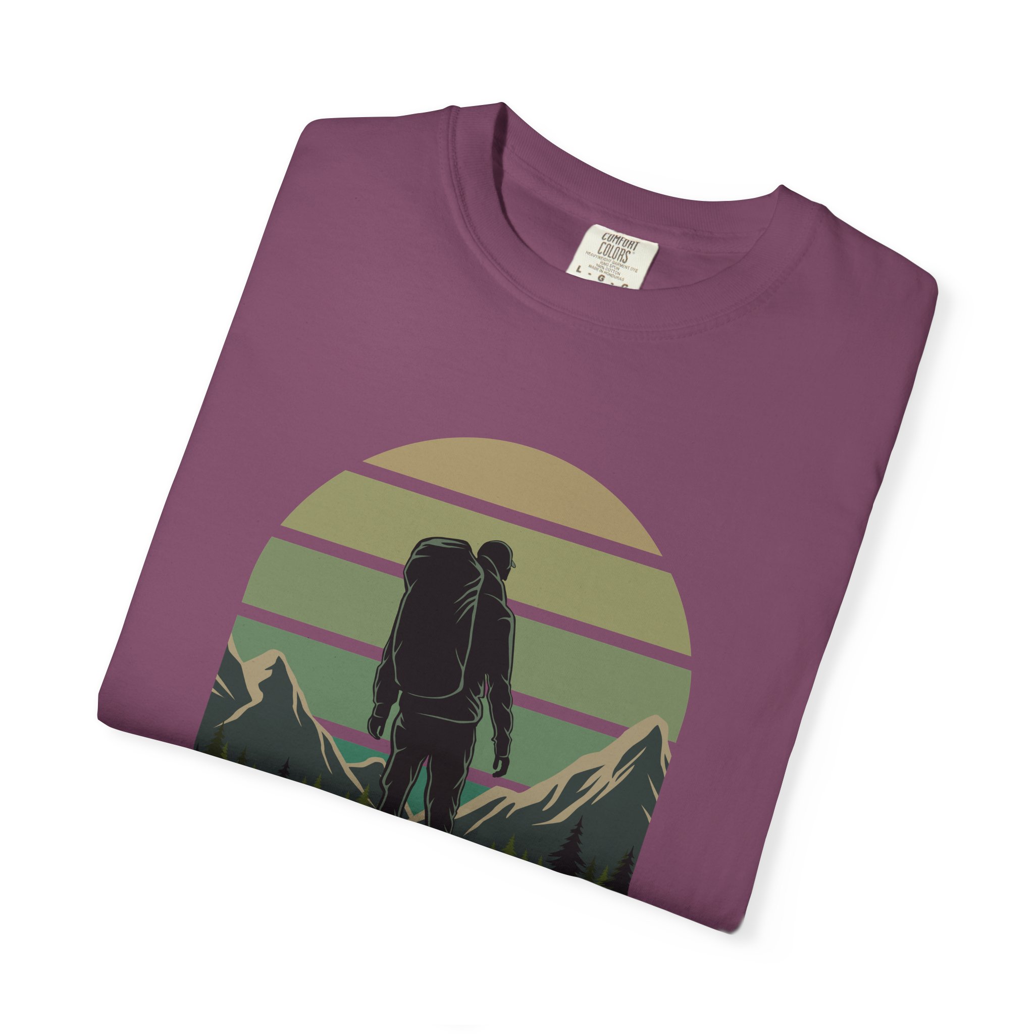 Adventure Mountain Hike T-Shirt | Unisex Garment-Dyed Tee | Nature Lover Gift | Outdoor Adventure Apparel | Hiking Outfit. - Image 47