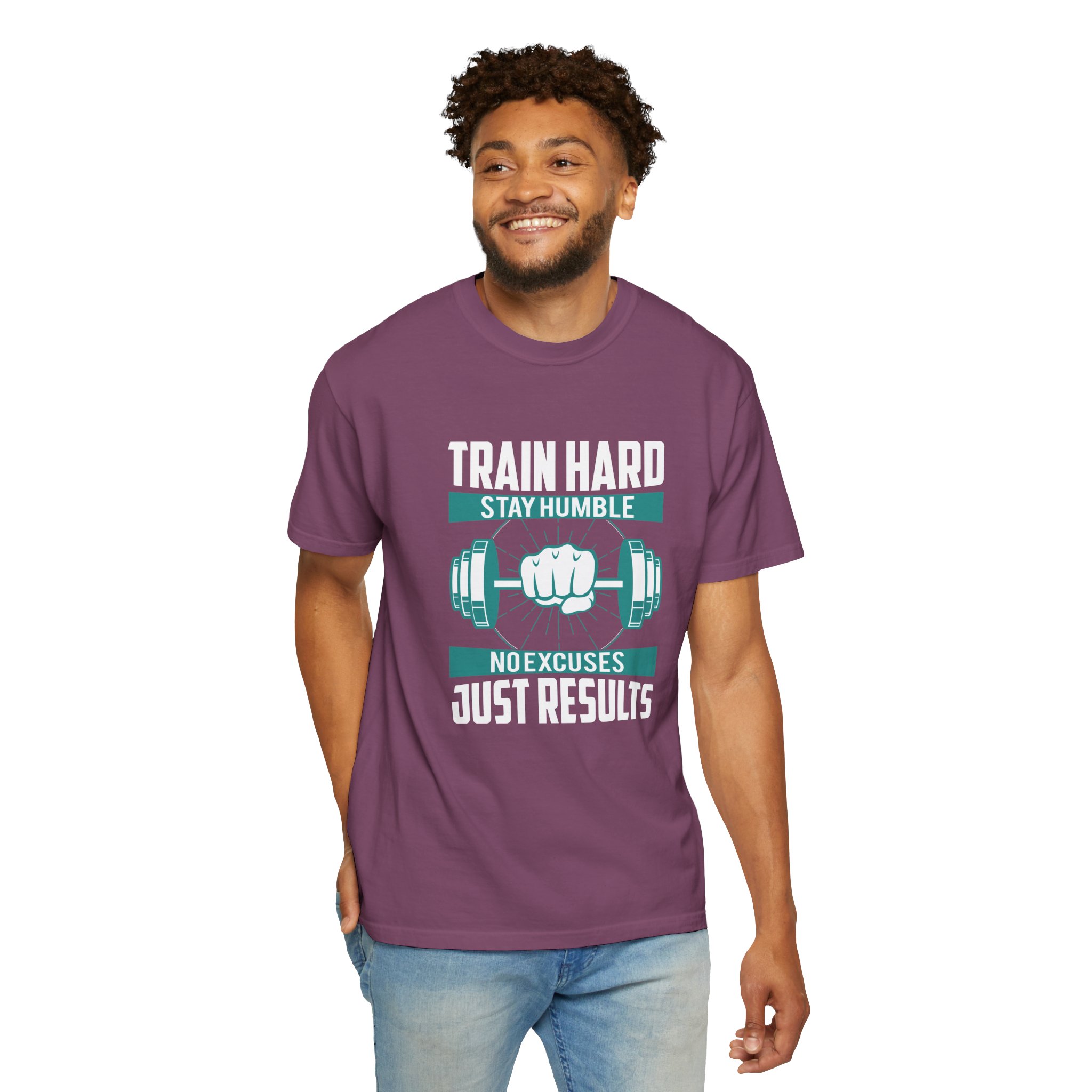 Gym Motivation T-Shirt - Train Hard Stay Humble Design, Fitness Apparel, Athleisure Wear, Workout Gear, Gift for Gym Lovers. - Image 30