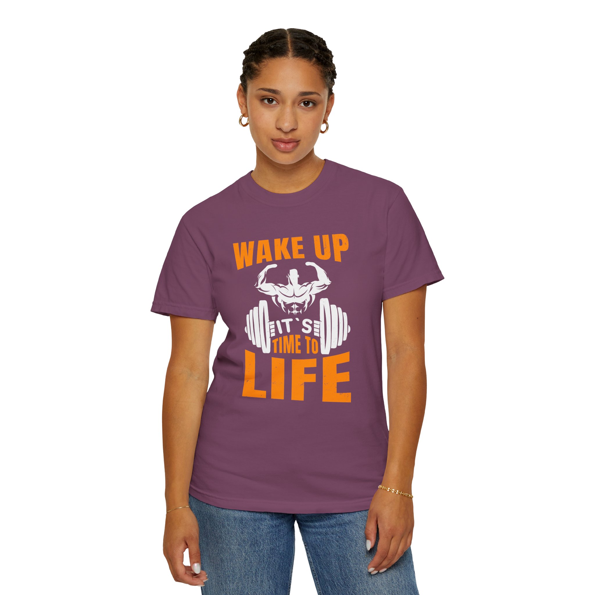 b2 - 6.19 - Wake Up It’s Time to Lift T-Shirt – Motivational Weightlifting Graphic Tee for Early Grind, Strength & Gym Dedication. - Image 44