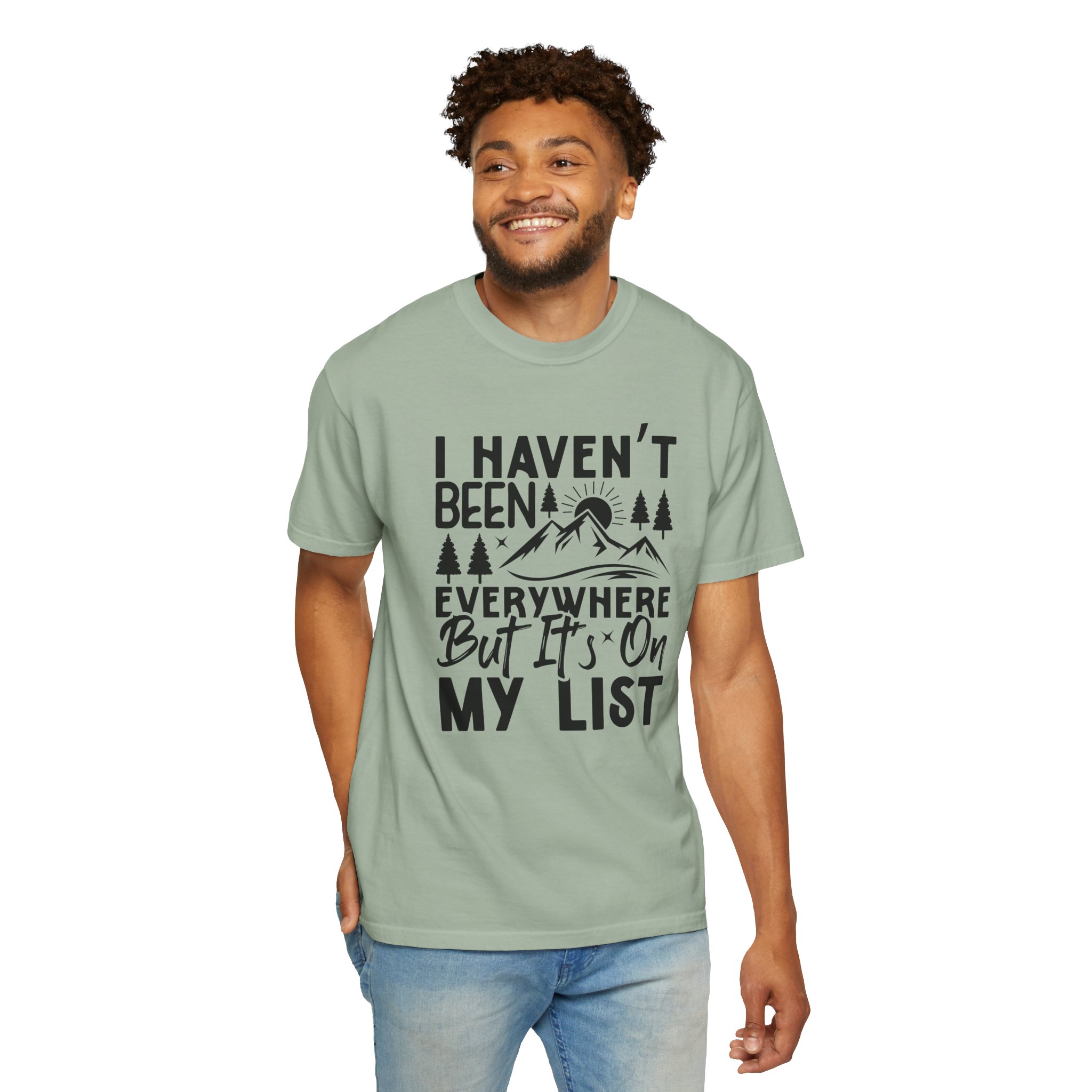Adventure List T-Shirt, Unisex Garment-Dyed Tee, Travel Shirt, Gift for Explorers, Hiking Apparel, Outdoor Enthusiast Top. - Image 22