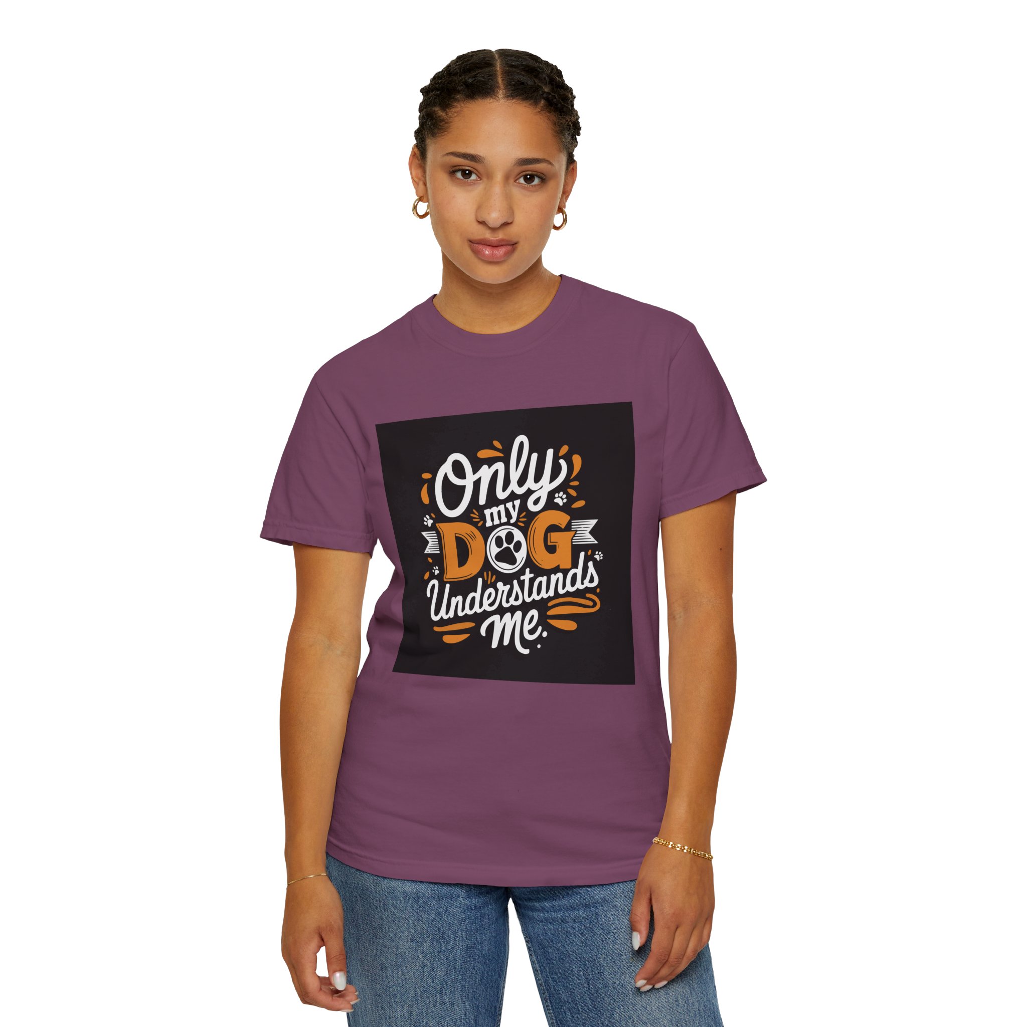 Unisex Dog Lover T-Shirt, "Only My Dog Understands Me" Tee, Funny Pet Shirt, Gift for Dog Parents, Cute Animal Lover Apparel. - Image 44
