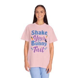 Cute bunny graphic T-shirt for Easter Fun - Shake Your Bunny Tail T-Shirt - Image 35