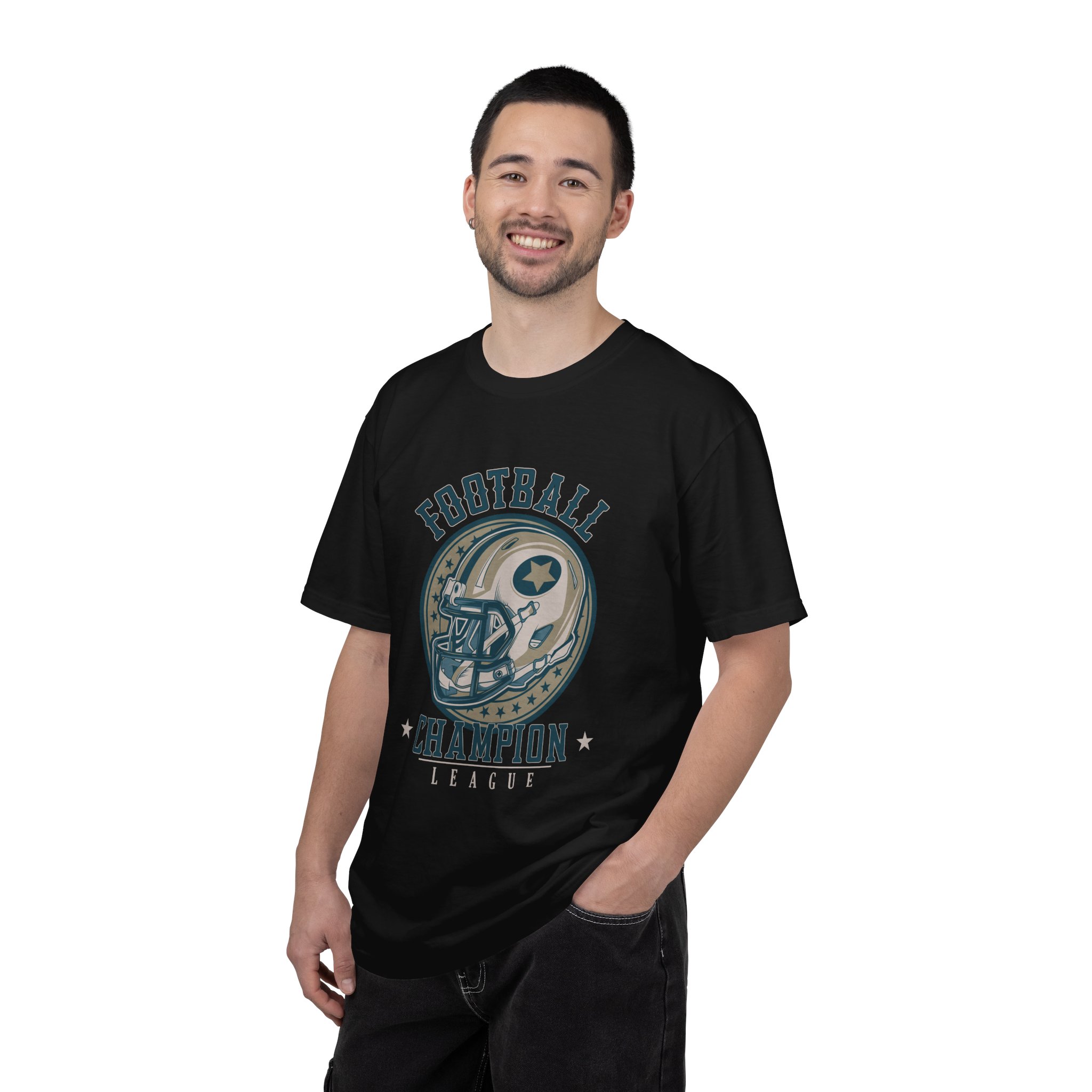 Football Champion T-Shirt, Unisex Garment-Dyed Tee for Sports Fans, Vintage Sports Apparel, Gift for Football Lovers, Casual Wear. - Image 34