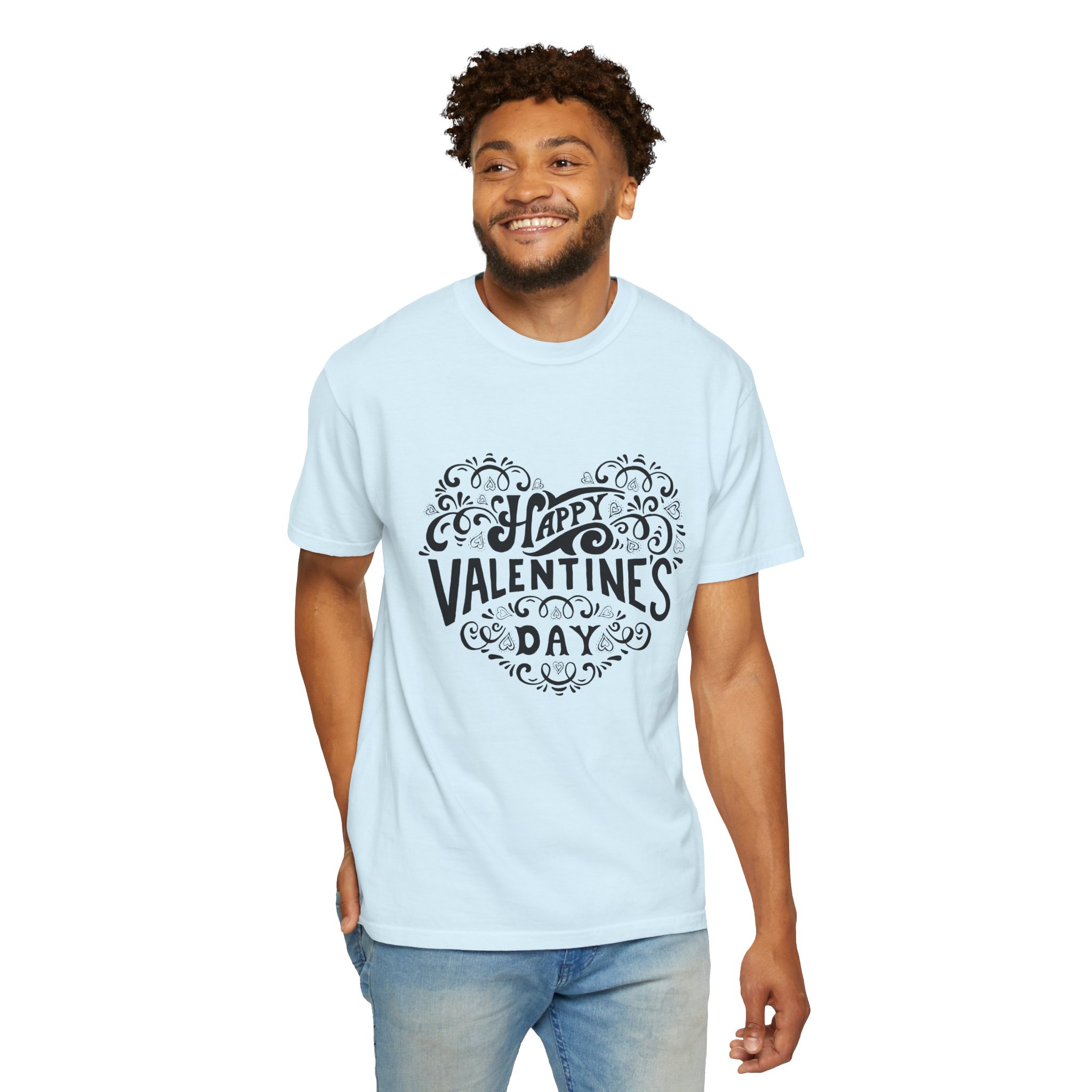 Valentine's Day Tee, Happy Valentine's Day Shirt, Unisex Love T-Shirt, Gift for Him/Her, Cute Couple Shirt - Image 38