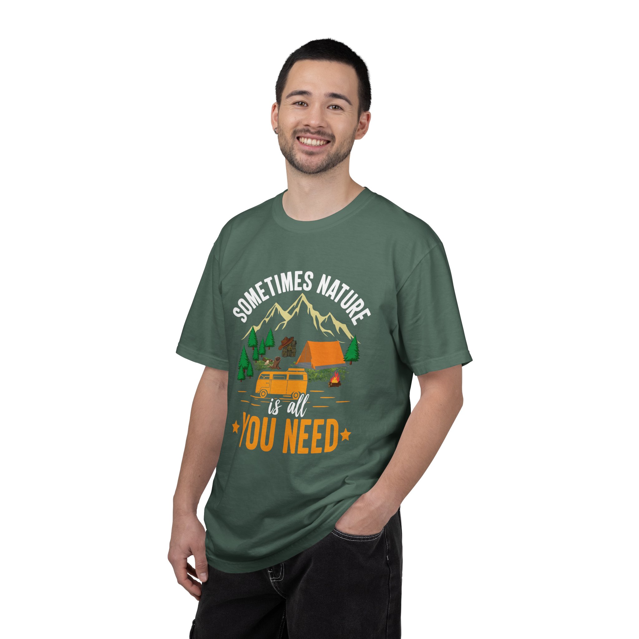 Adventure Awaits Unisex T-Shirt - Perfect for Camping, Nature Lovers, Outdoor Enthusiasts, Summer Festivals, Unique Gift Idea. - Image 18