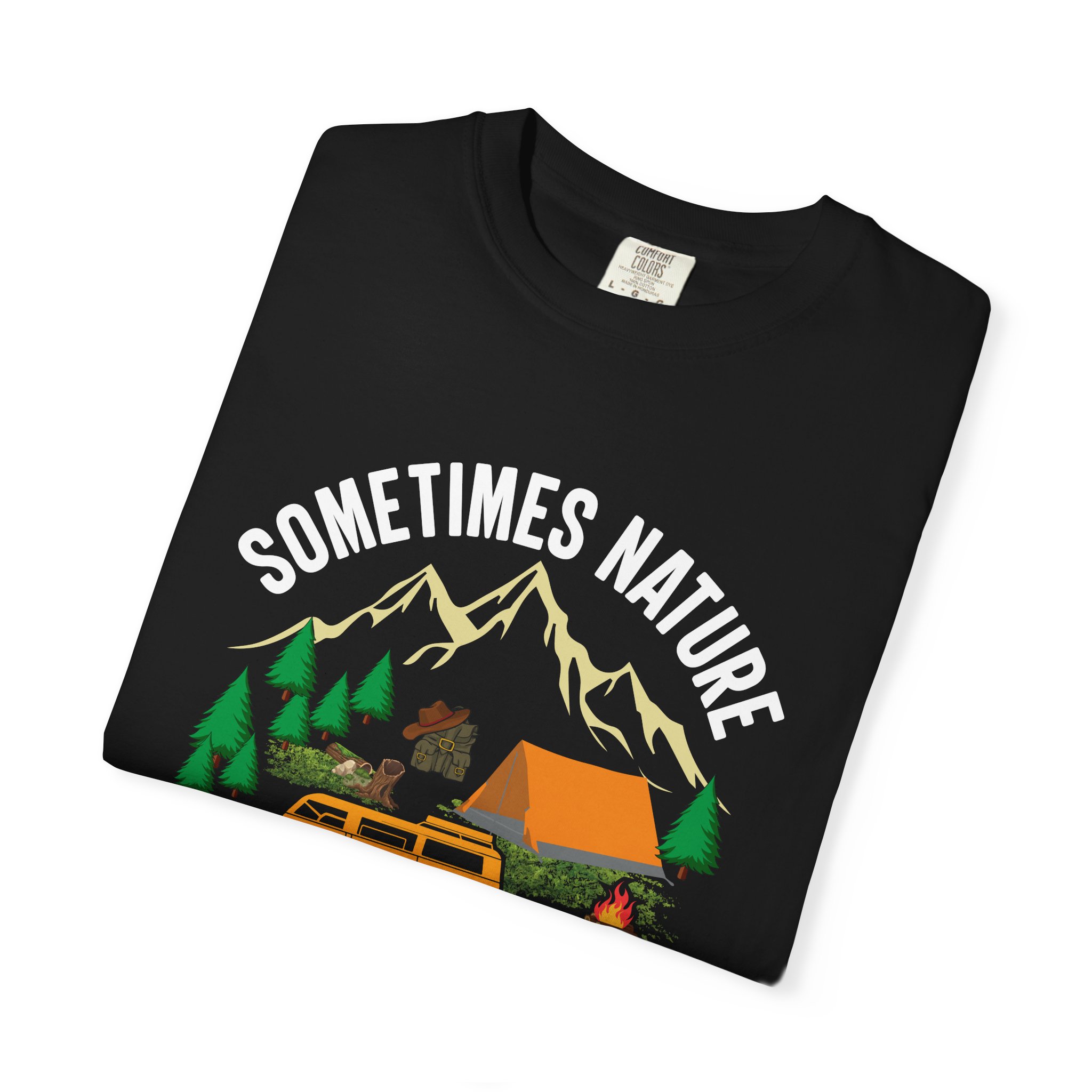 Adventure Awaits Unisex T-Shirt - Perfect for Camping, Nature Lovers, Outdoor Enthusiasts, Summer Festivals, Unique Gift Idea. - Image 7