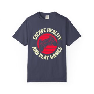 Funny Gaming Tshirts - Escape Reality and Play Games Unisex Tee - Image 25