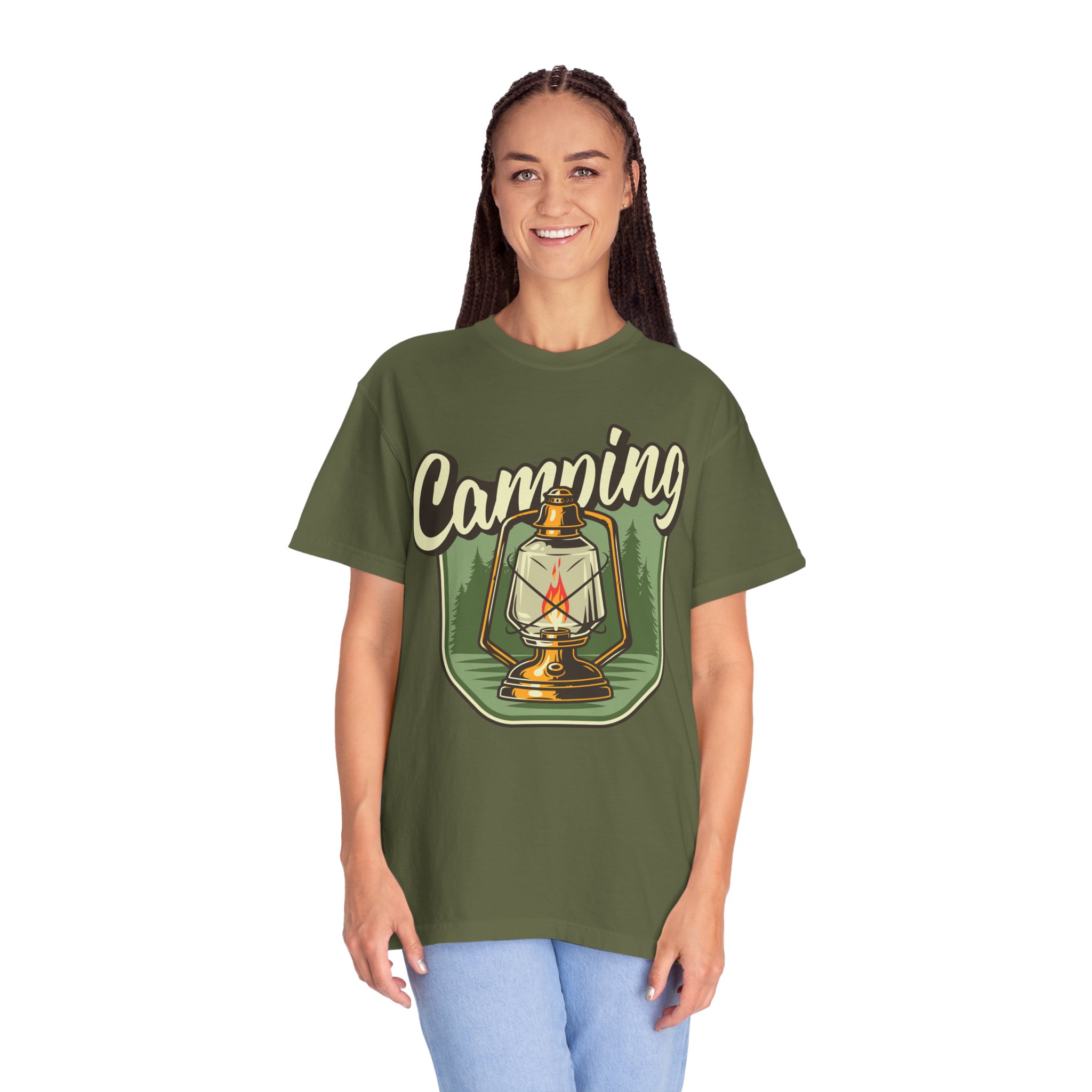 Camping Lantern T-Shirt – Vintage Camp Graphic Tee for Outdoor Lovers, Fun Adventure Wear & Perfect Gift Giving. - Image 19