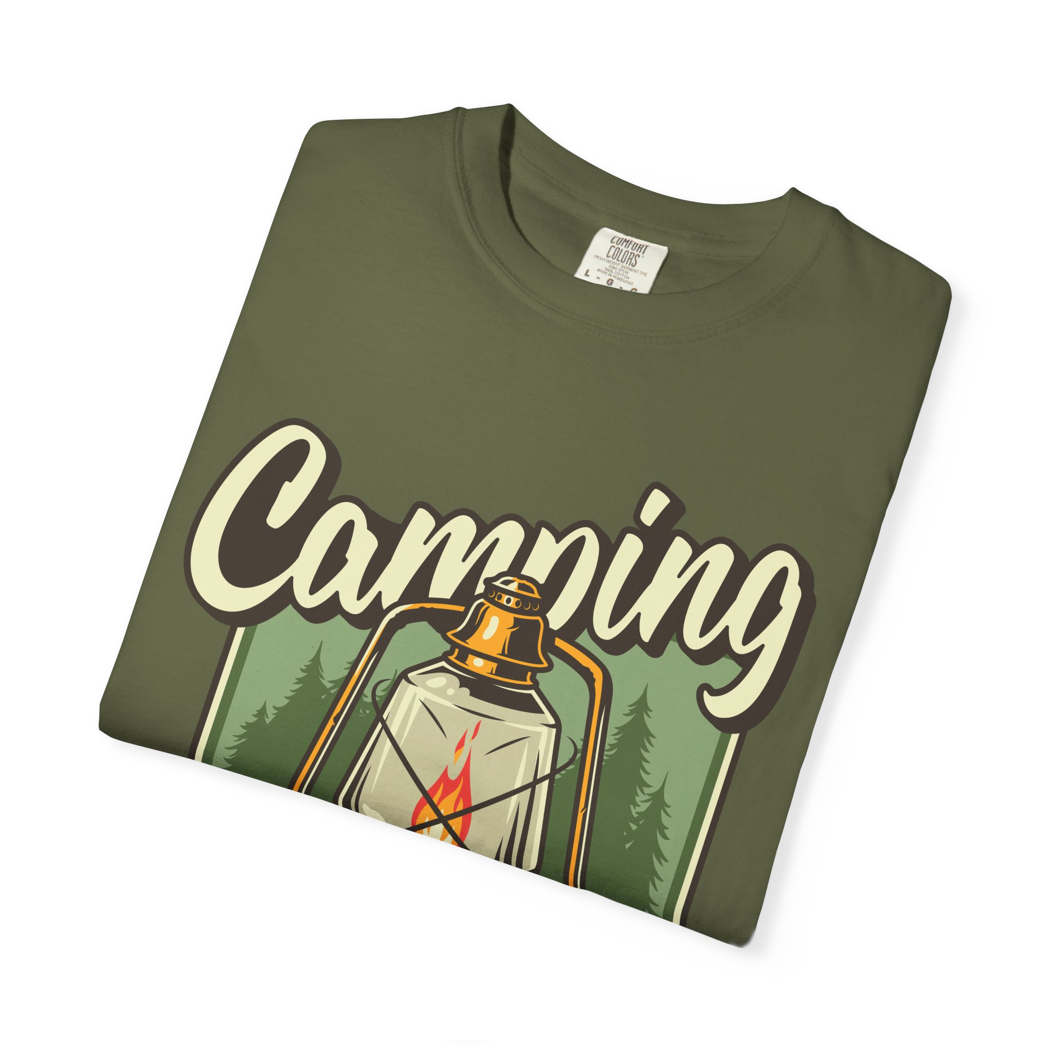 Camping Lantern T-Shirt – Vintage Camp Graphic Tee for Outdoor Lovers, Fun Adventure Wear & Perfect Gift Giving. - Image 23