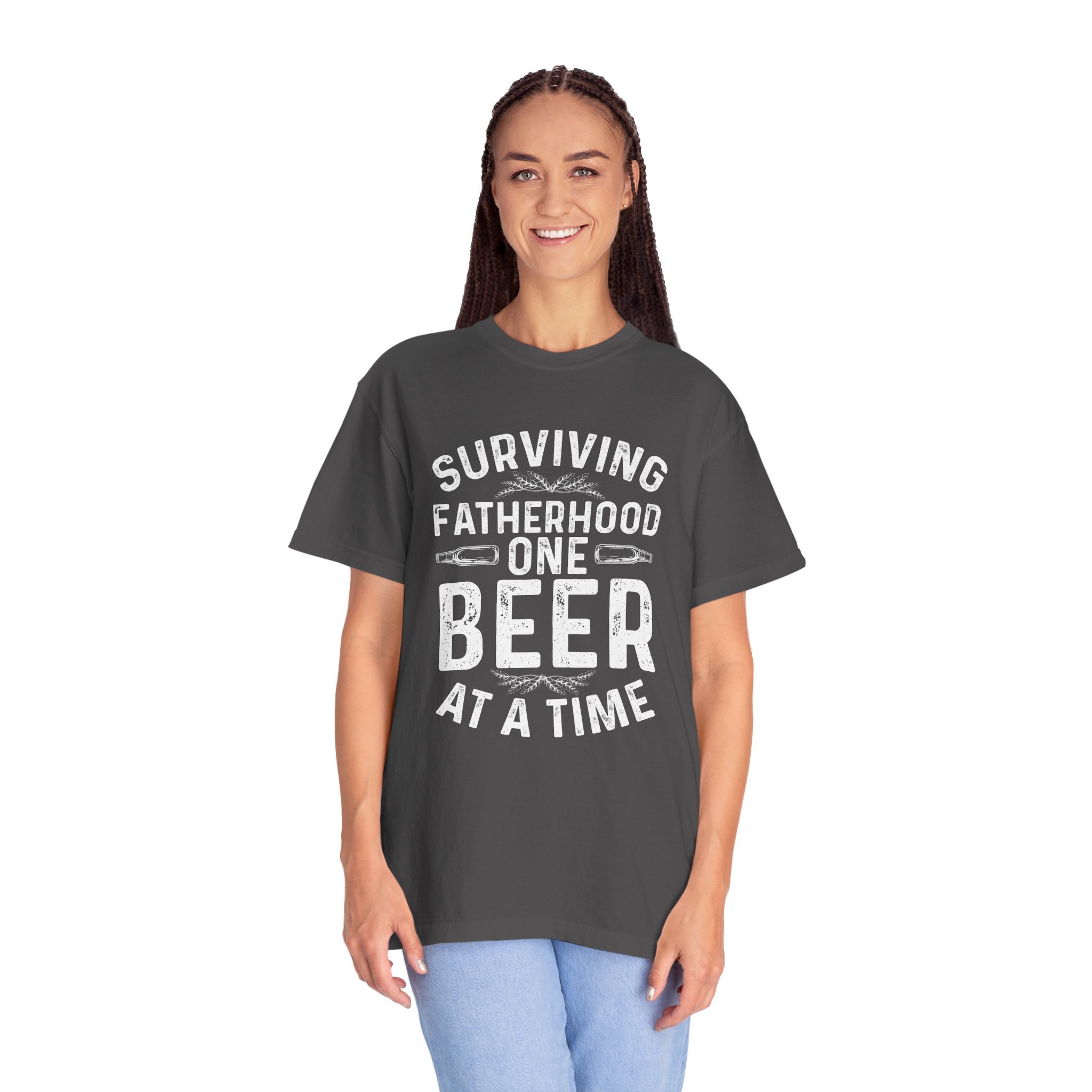 Surviving Fatherhood T-Shirt, Funny Dad Shirt, Father's Day Gift, Unisex Tee, Beer Lover Apparel, Casual Wear. - Image 27