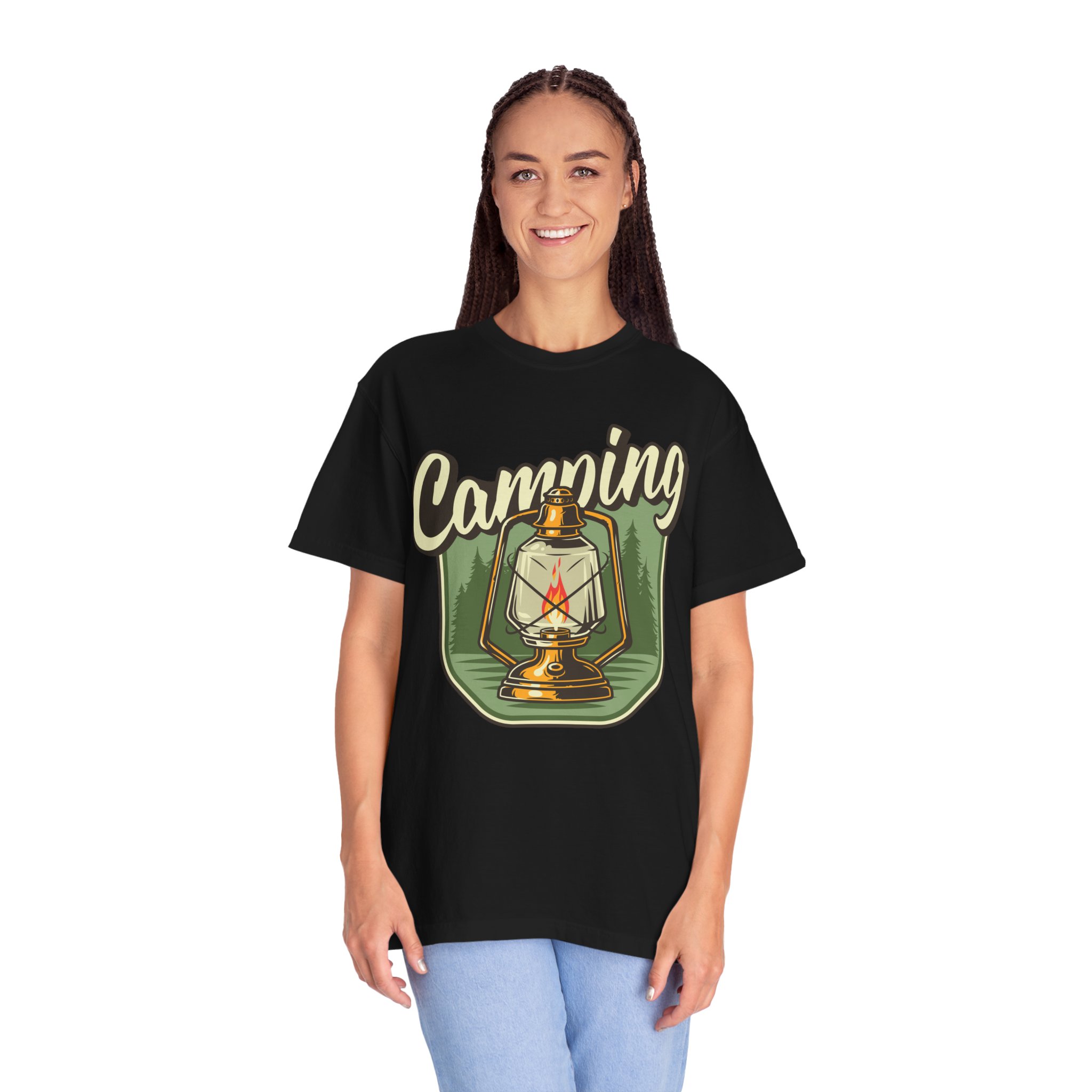 Camping Lantern T-Shirt – Vintage Camp Graphic Tee for Outdoor Lovers, Fun Adventure Wear & Perfect Gift Giving. - Image 35