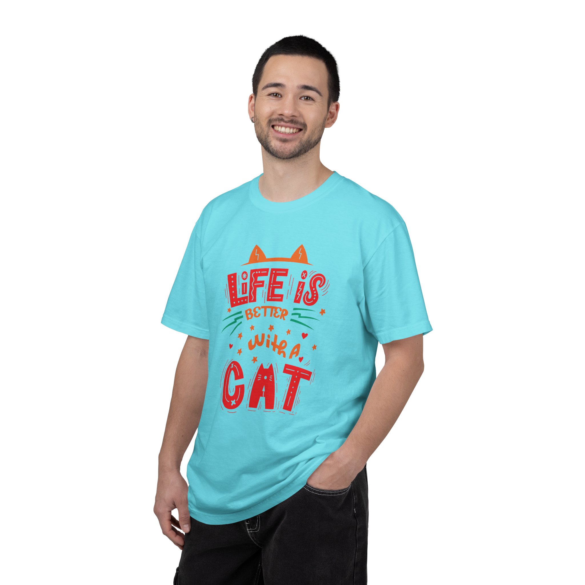 b2 - 5.15 - Life Is Better With a Cat T-Shirt – Cute Cat Lover Graphic Tee for Cozy Vibes & Everyday Happiness. - Image 34