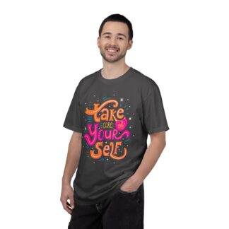 Stay positive tshirt for Self-Care & Wellness - Take Care of Yourself Unisex Tee - Image 34