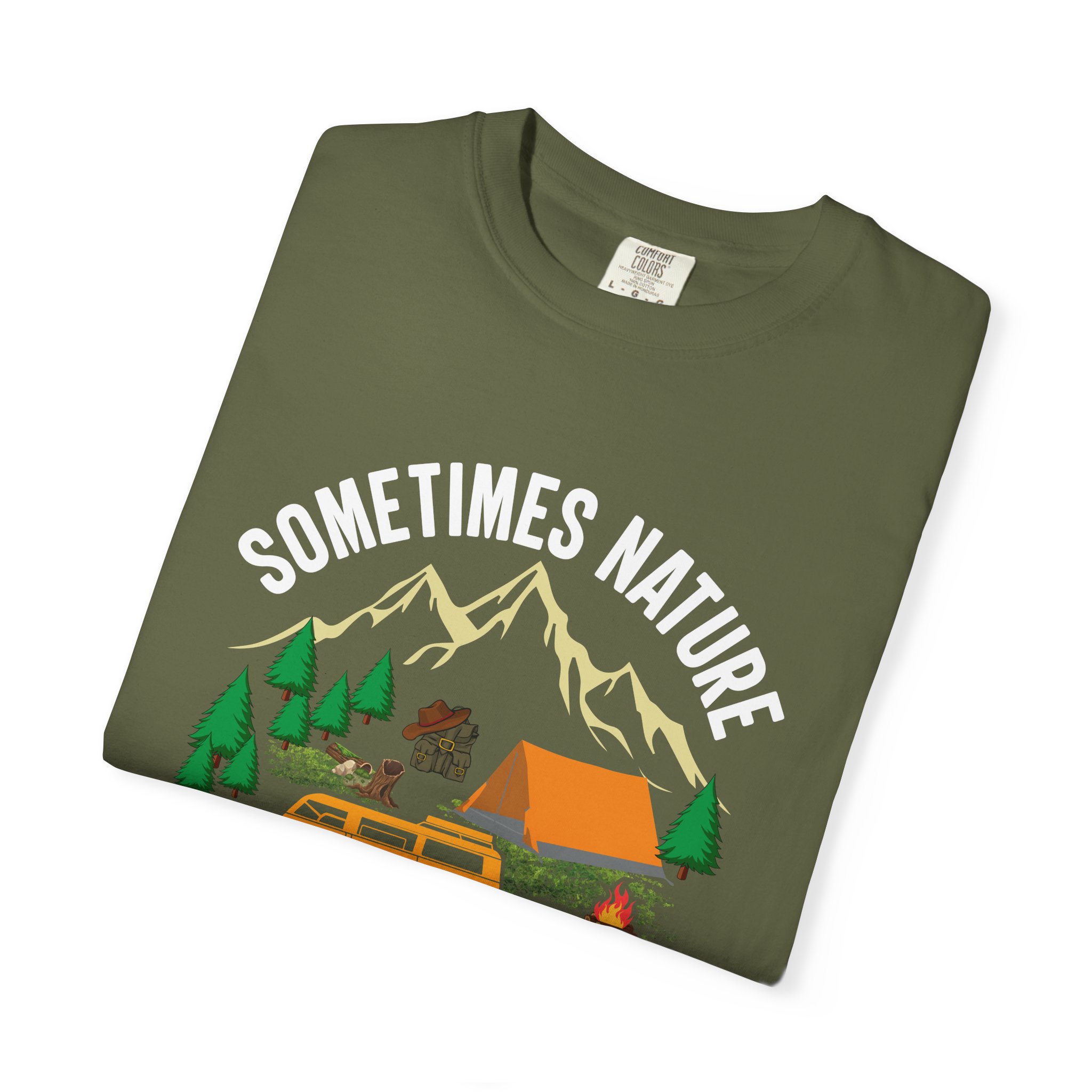 Adventure Awaits Unisex T-Shirt - Perfect for Camping, Nature Lovers, Outdoor Enthusiasts, Summer Festivals, Unique Gift Idea. - Image 15