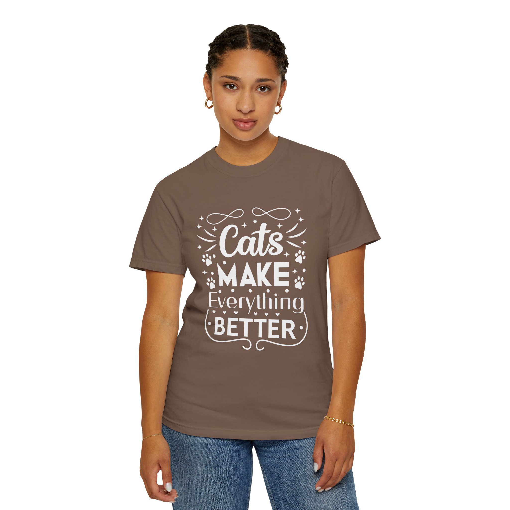 b2 - 5.10 - Cats Make Everything Better T-Shirt – Cute Cat Lover Graphic Tee for Cozy Vibes & Everyday Happiness. - Image 12
