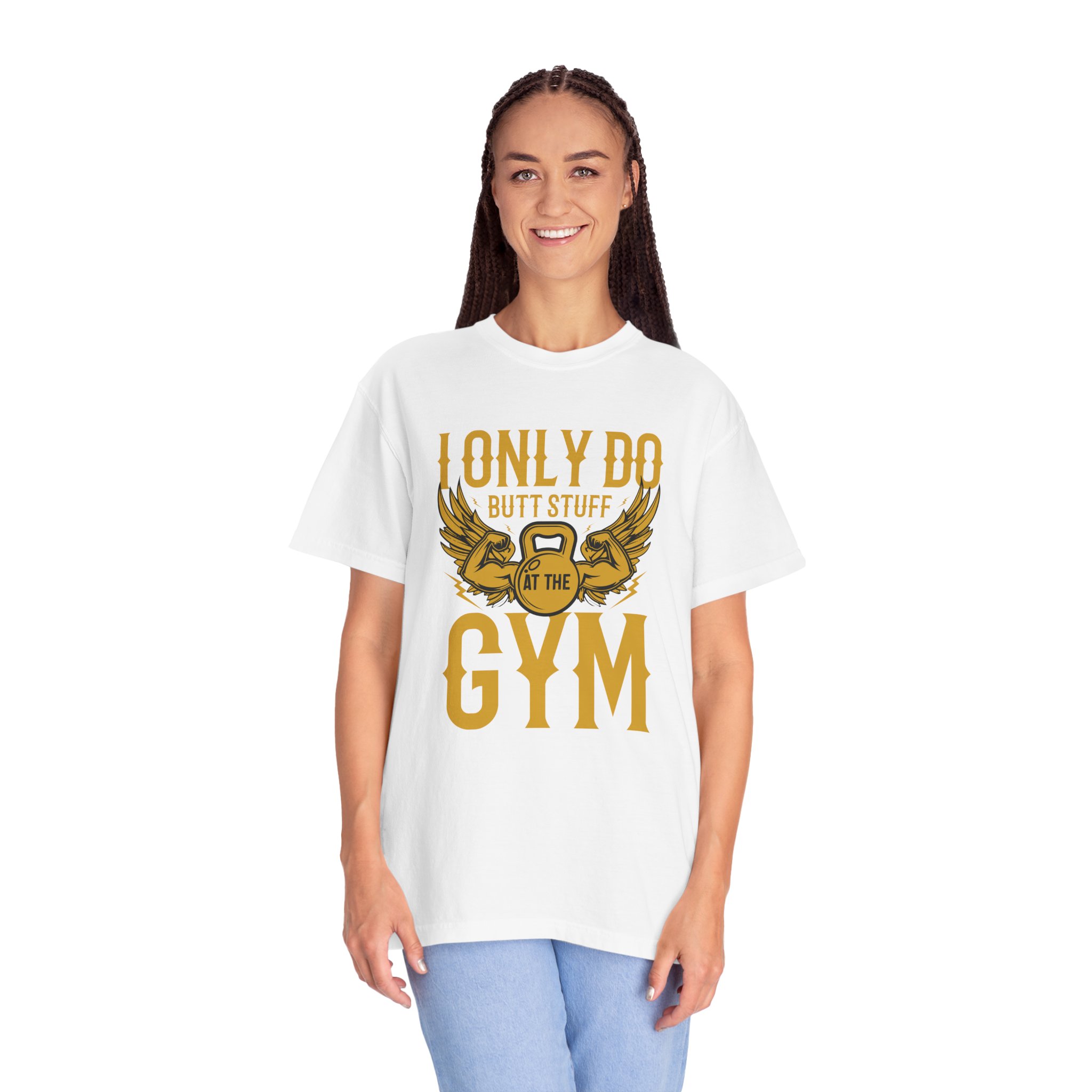 b2 - 6.7 - I Only Do Butt Stuff at the Gym T-Shirt – Funny Fitness Graphic Tee for Humor, Gym Lovers & Bold Workout Vibes. - Image 11