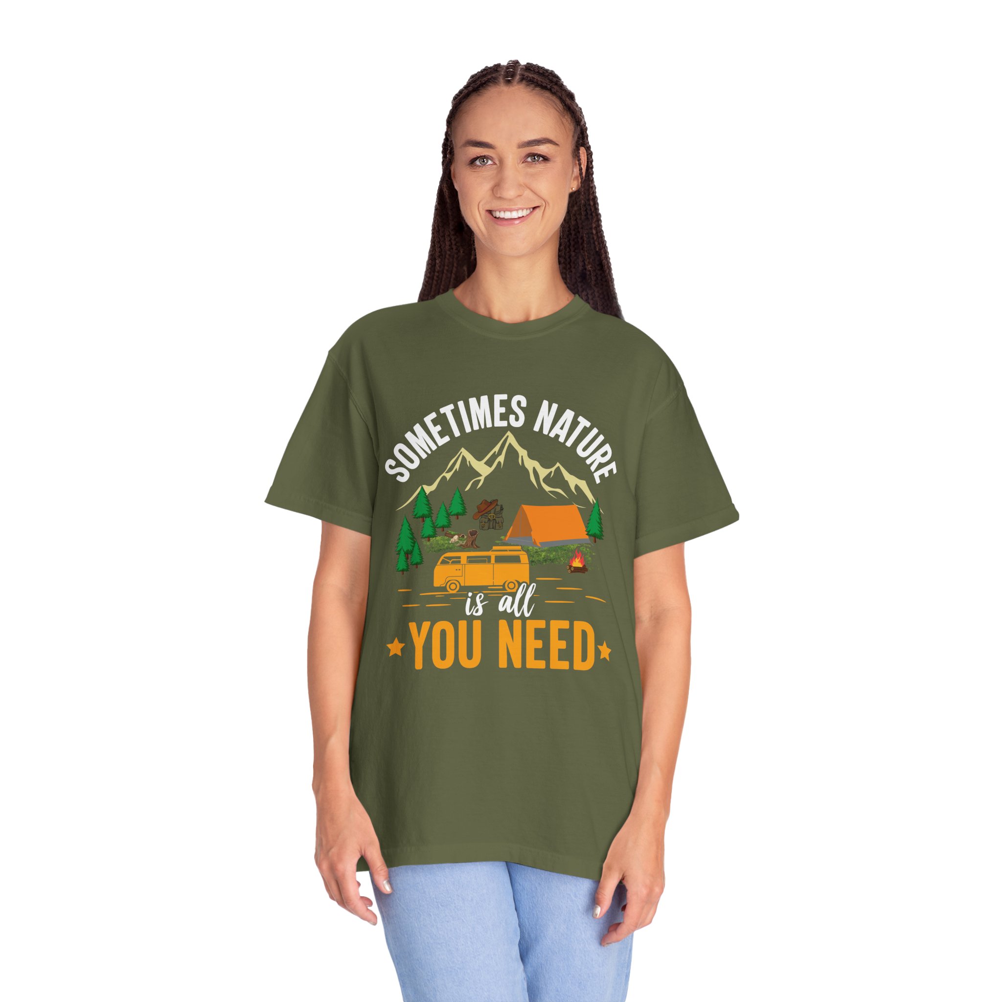 Adventure Awaits Unisex T-Shirt - Perfect for Camping, Nature Lovers, Outdoor Enthusiasts, Summer Festivals, Unique Gift Idea. - Image 11