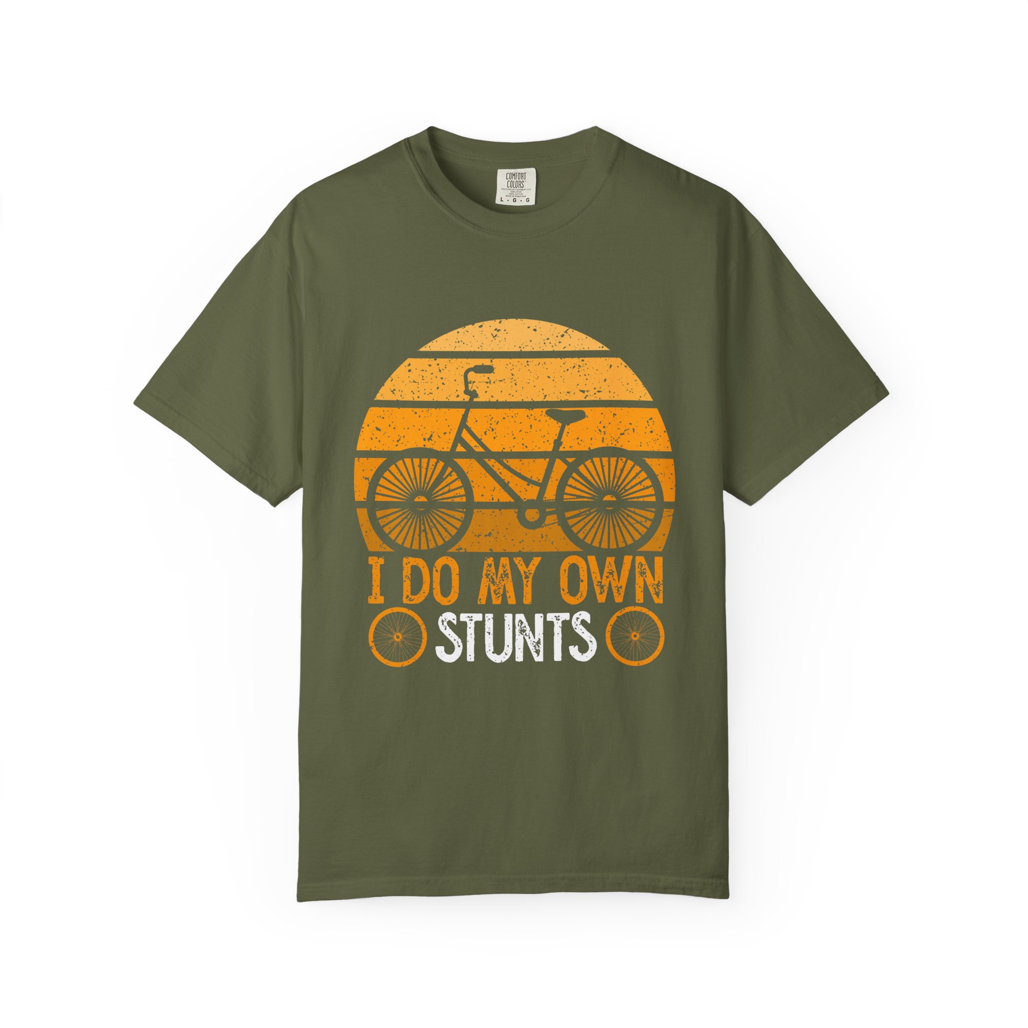 Bicycle Adventure T-Shirt, Fun Cycling Tee, Vintage Style Shirt, Gift for Cyclists, Summer Casual Wear. - Image 9