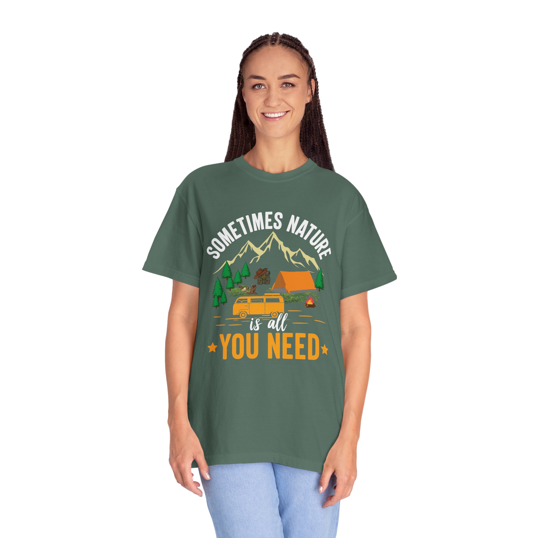 Adventure Awaits Unisex T-Shirt - Perfect for Camping, Nature Lovers, Outdoor Enthusiasts, Summer Festivals, Unique Gift Idea. - Image 19