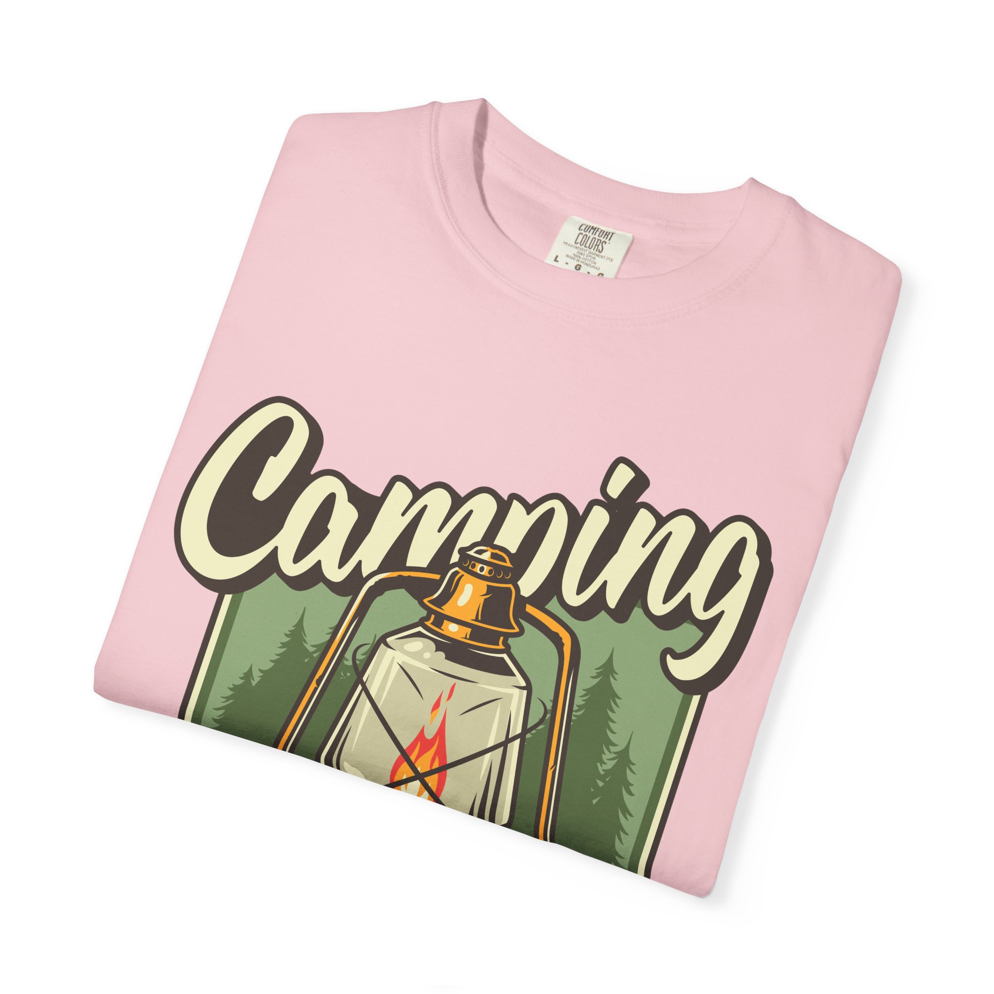Camping Lantern T-Shirt – Vintage Camp Graphic Tee for Outdoor Lovers, Fun Adventure Wear & Perfect Gift Giving. - Image 47