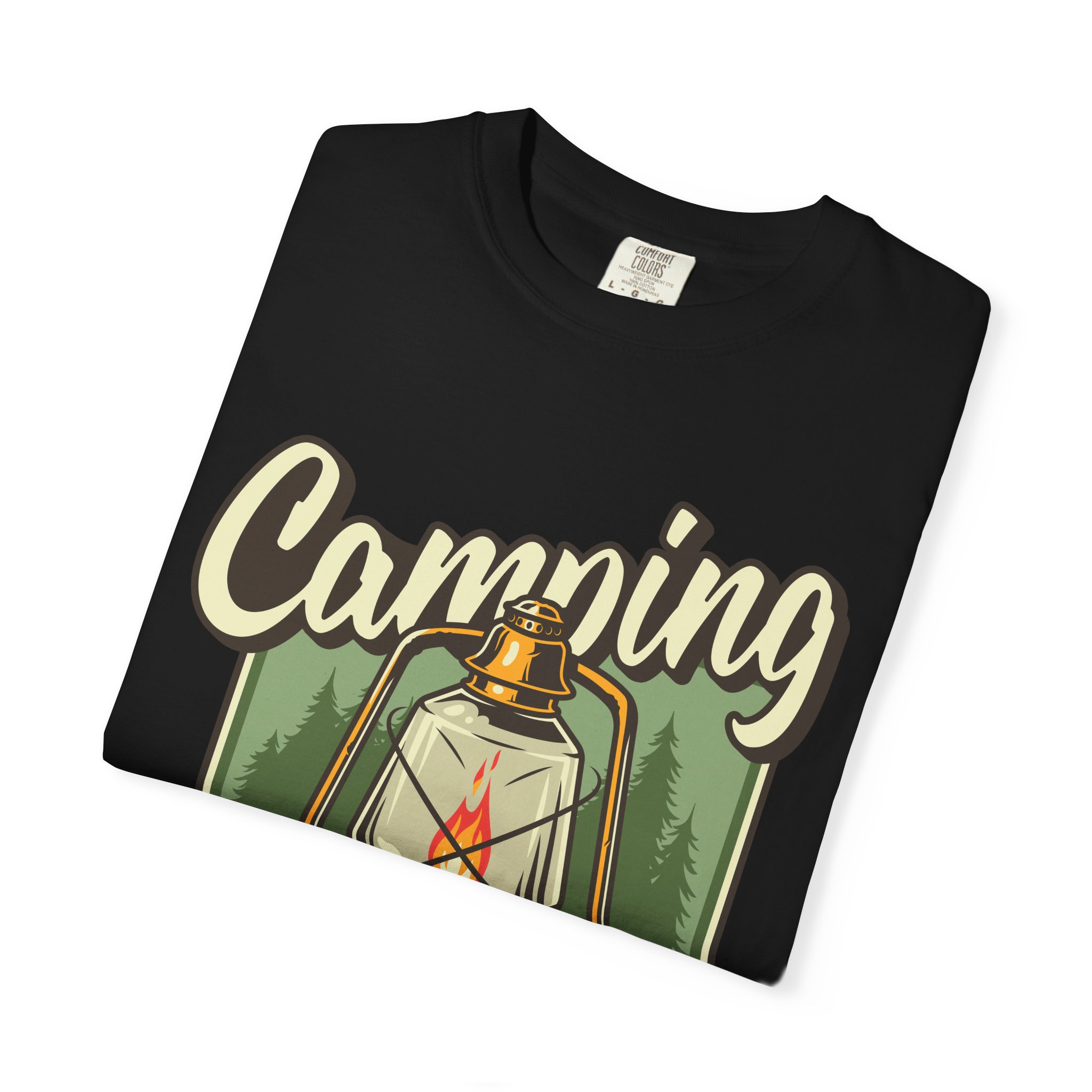 Camping Lantern T-Shirt – Vintage Camp Graphic Tee for Outdoor Lovers, Fun Adventure Wear & Perfect Gift Giving. - Image 39