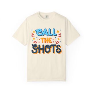 Vintage Funny Tshirt - Call the Shots - Unisex Tee - Image 9