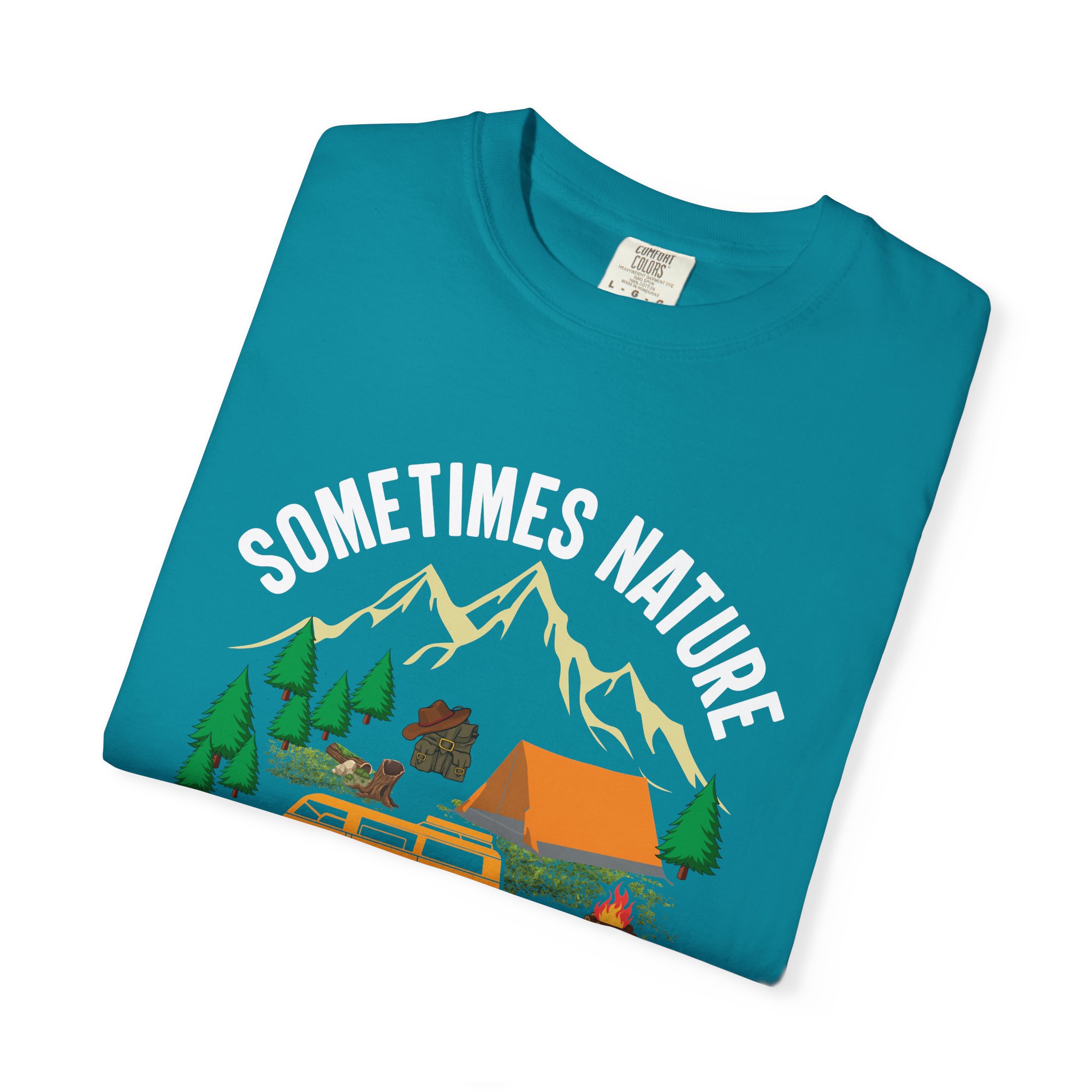 Adventure Awaits Unisex T-Shirt - Perfect for Camping, Nature Lovers, Outdoor Enthusiasts, Summer Festivals, Unique Gift Idea. - Image 31