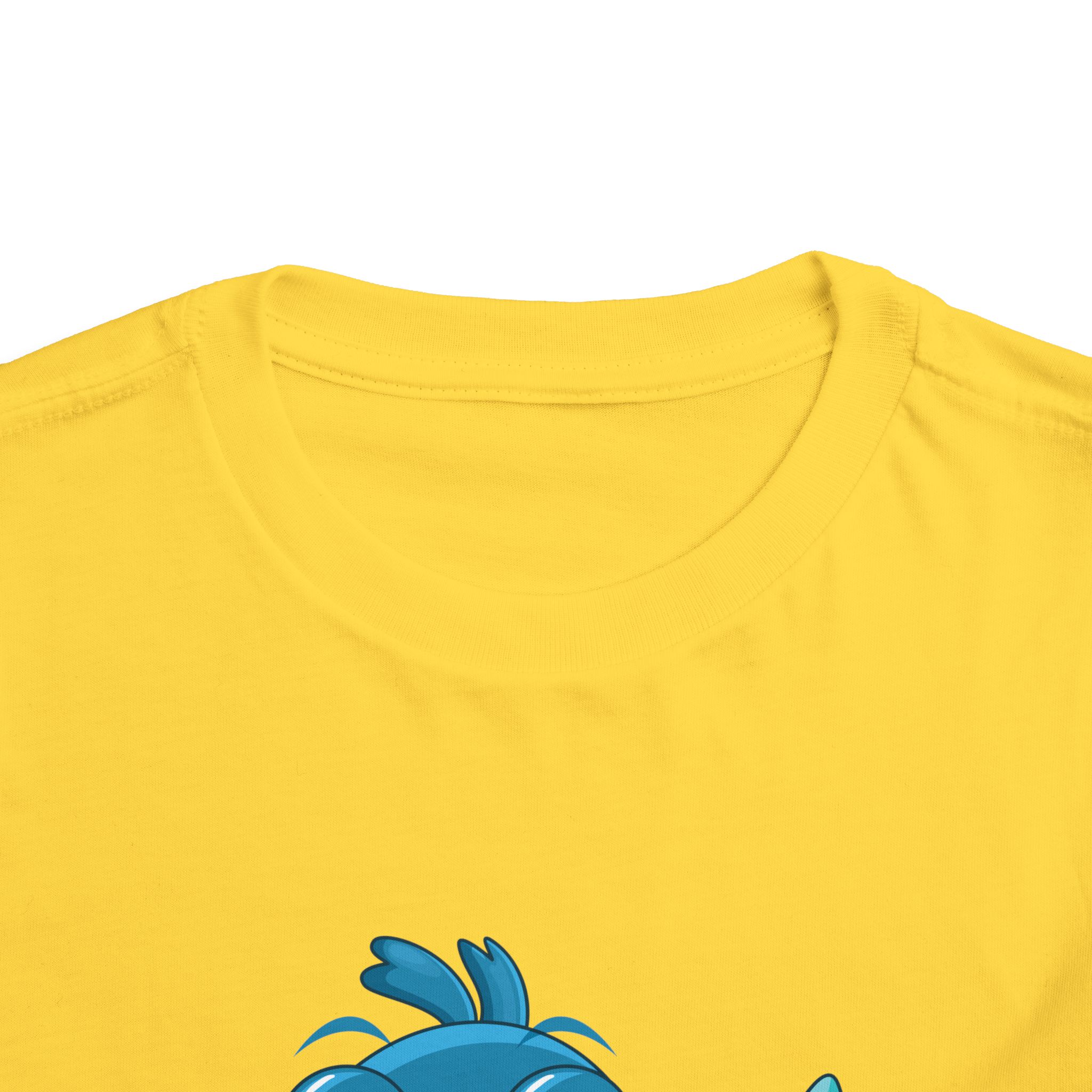 Cute Blue Cartoon Bird Toddler T-Shirt – Adorable Animal Graphic Tee for Kids, Boys & Girls. - Image 16
