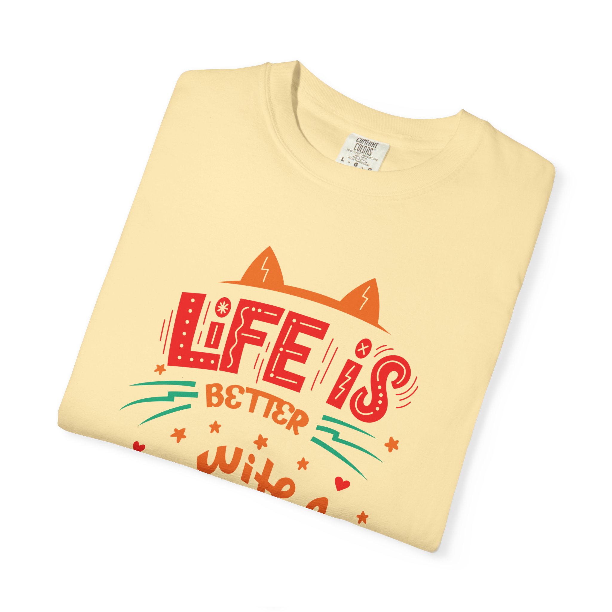 b2 - 5.15 - Life Is Better With a Cat T-Shirt – Cute Cat Lover Graphic Tee for Cozy Vibes & Everyday Happiness. - Image 23