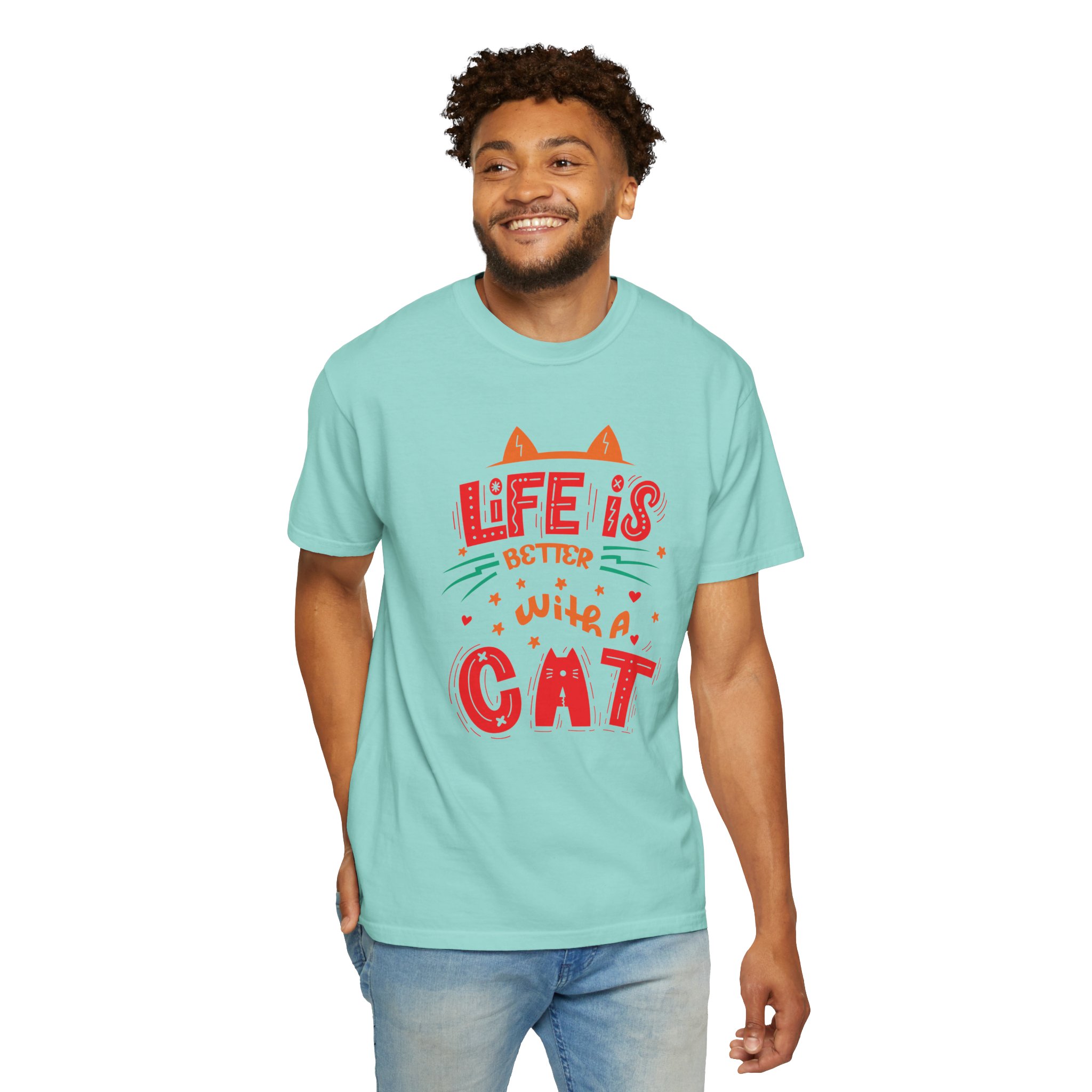 b2 - 5.15 - Life Is Better With a Cat T-Shirt – Cute Cat Lover Graphic Tee for Cozy Vibes & Everyday Happiness. - Image 30