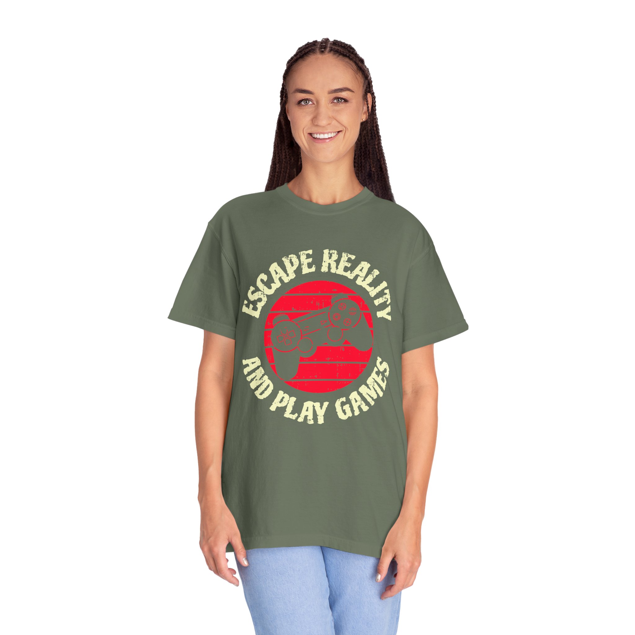 Escape Reality and Play Games T-Shirt – Funny Gamer Graphic Tee for Video Game Lovers, Gamers & Gaming Enthusiasts. - Image 11