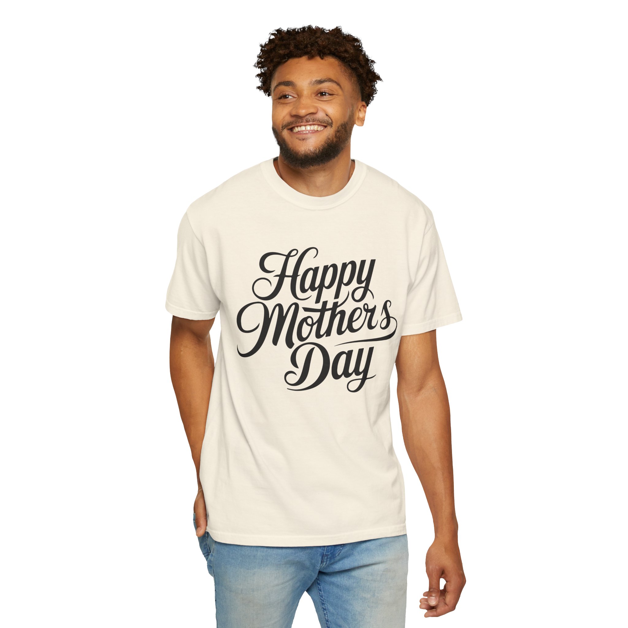 Happy Mother’s Day Script Mom Gift T-Shirt – Cute Love Graphic Tee for Moms, Perfect Gift Giving & Special Celebration Wear. - Image 14