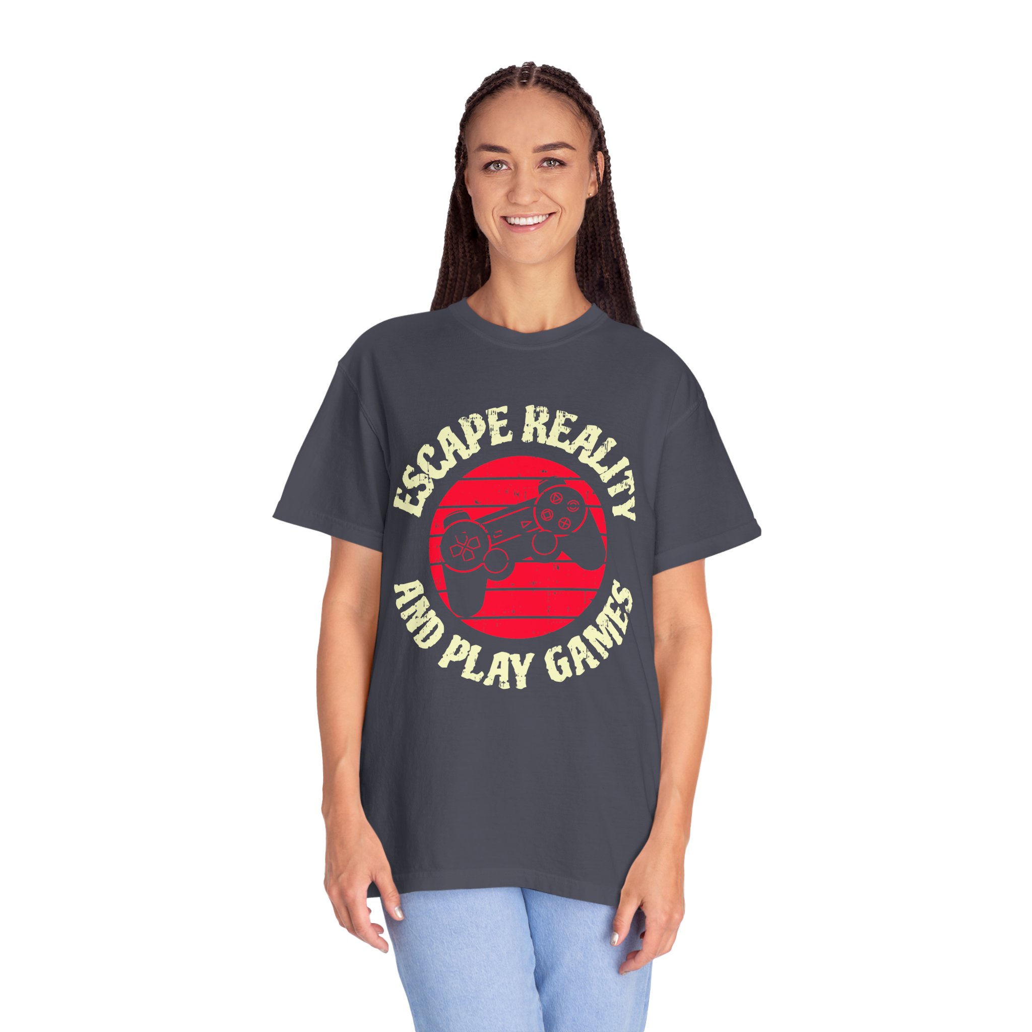 Escape Reality and Play Games T-Shirt – Funny Gamer Graphic Tee for Video Game Lovers, Gamers & Gaming Enthusiasts. - Image 43