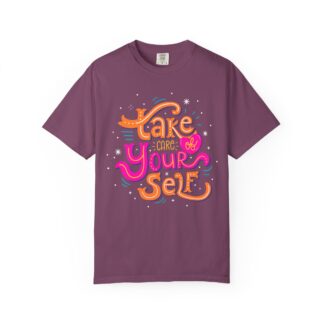 Stay positive tshirt for Self-Care & Wellness - Take Care of Yourself Unisex Tee - Image 49