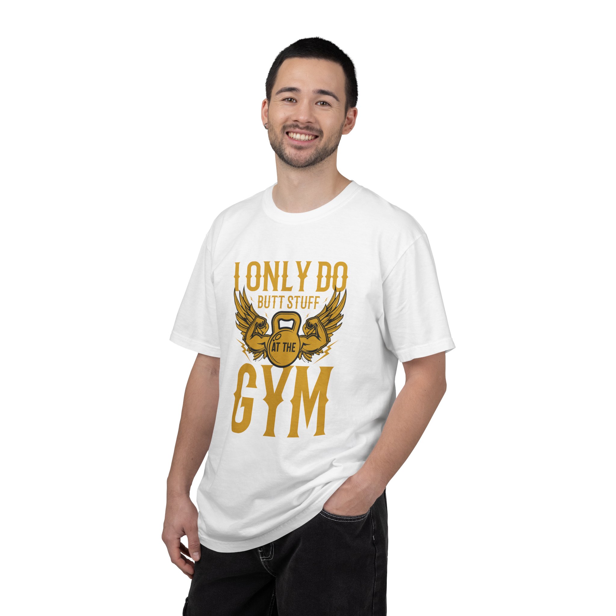 b2 - 6.7 - I Only Do Butt Stuff at the Gym T-Shirt – Funny Fitness Graphic Tee for Humor, Gym Lovers & Bold Workout Vibes. - Image 10