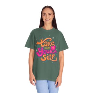 Stay positive tshirt for Self-Care & Wellness - Take Care of Yourself Unisex Tee - Image 19