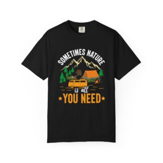C - 12.16 - Adventure Awaits Unisex T-Shirt - Perfect for Camping, Nature Lovers, Outdoor Enthusiasts, Summer Festivals, Unique Gift Idea.