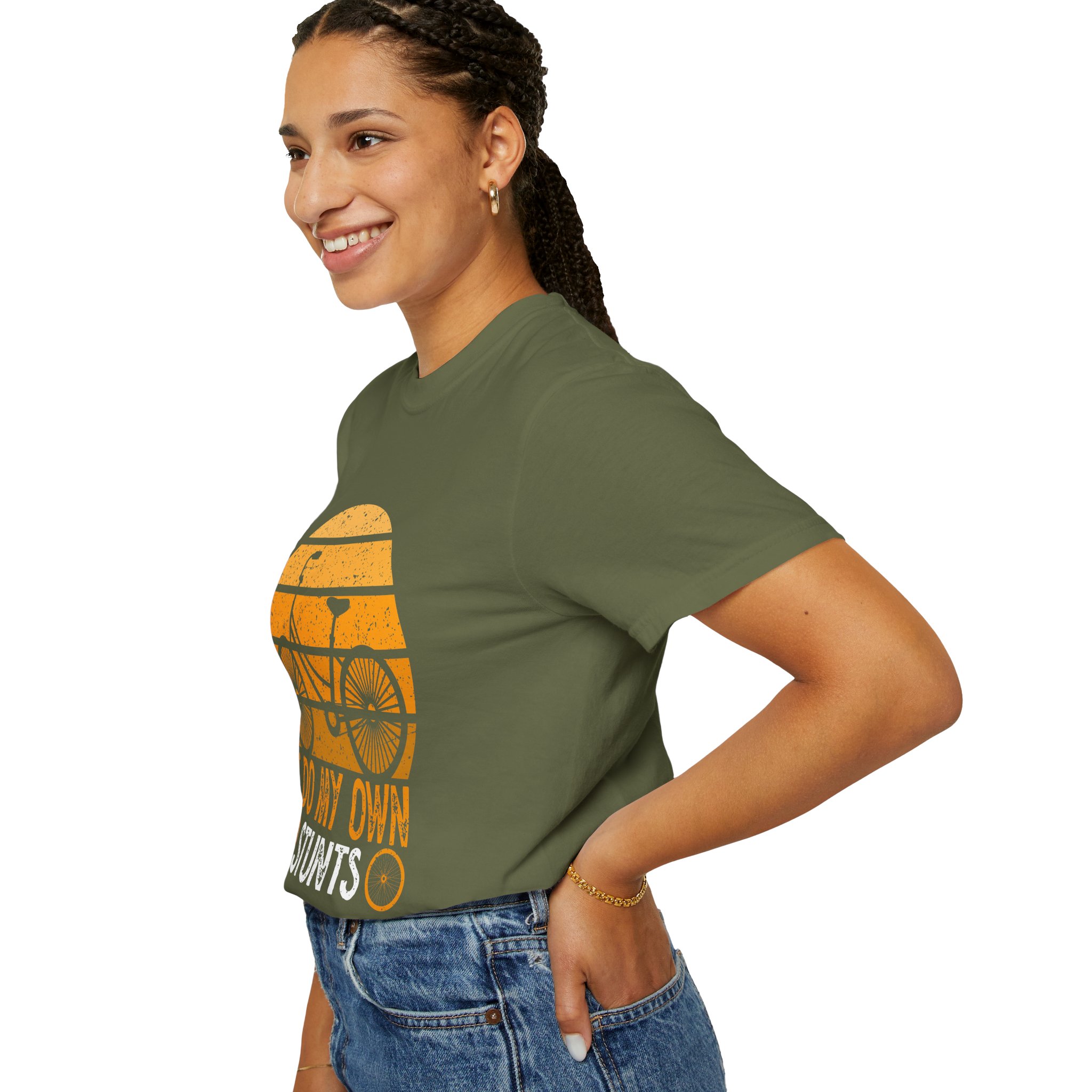 Bicycle Adventure T-Shirt, Fun Cycling Tee, Vintage Style Shirt, Gift for Cyclists, Summer Casual Wear. - Image 13