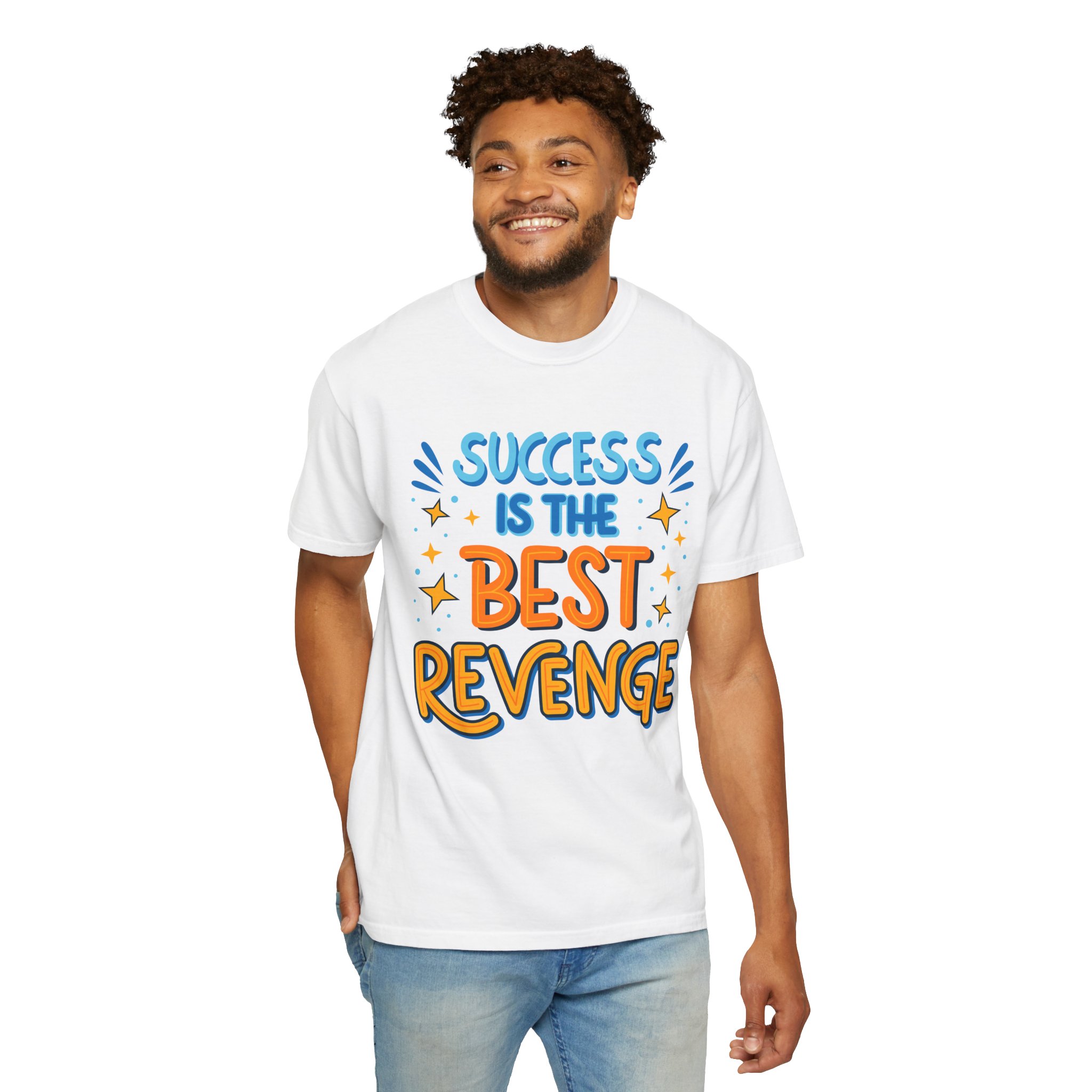 Success Is the Best Revenge T-Shirt – Motivational Graphic Tee for Ambition, Hustle & Success Mindset. - Image 6